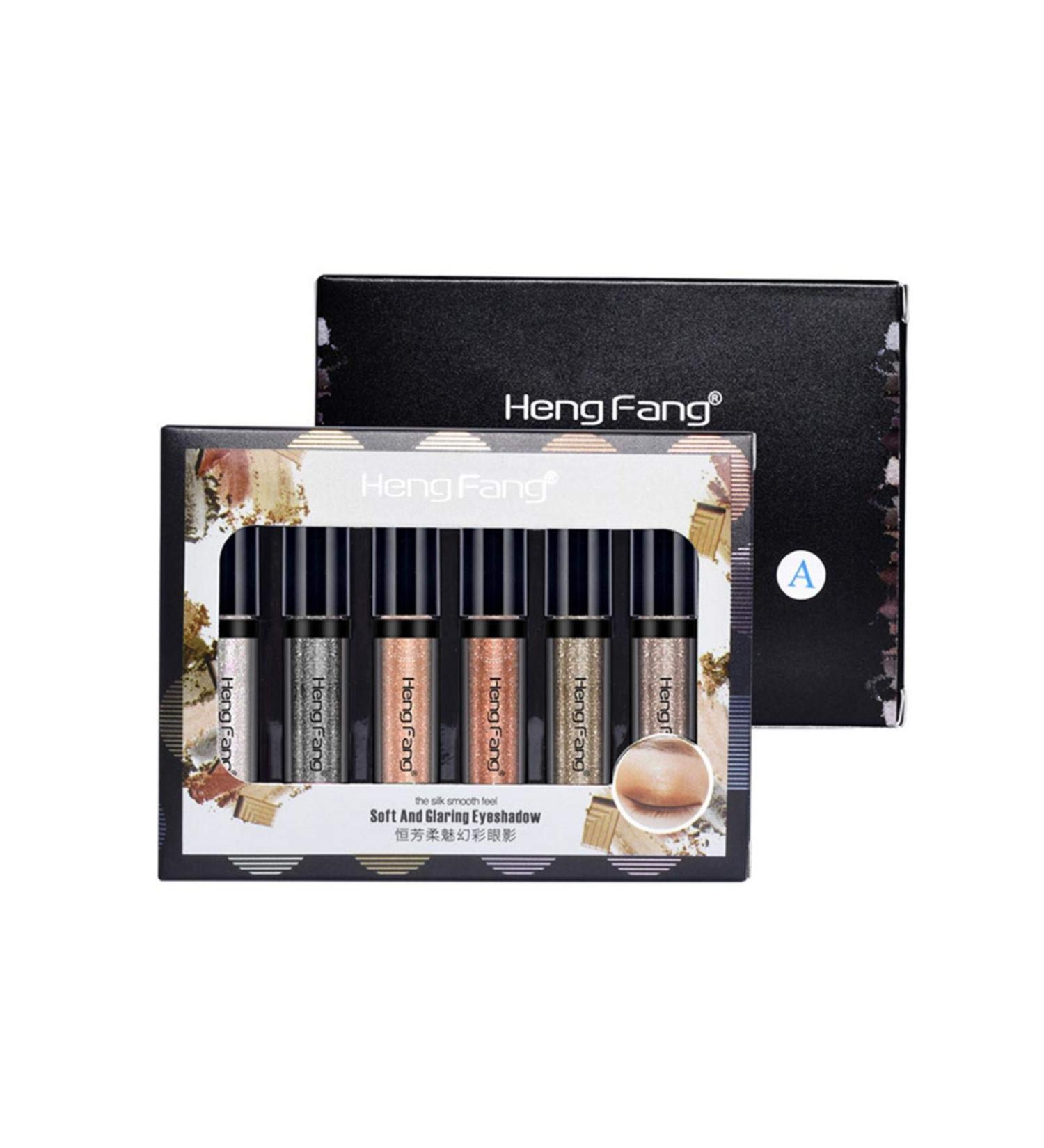Shimmer Liquid Eyeliner Set 6 Colors/Set Eyeshadow Set Metal Liquid Eyeshadow Waterproof Diamond Glitter Eye Shadow Makeup Tool Soft Charm Colorful Diamond Pearl Eyeliner Fitting A:1-6# - Buy Online on GoSupps.com