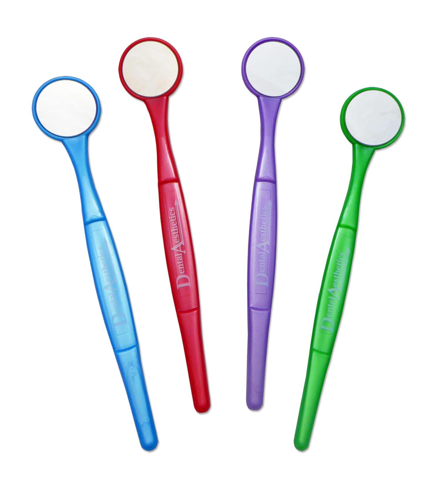 Buy 4 x Dental Mouth Mirrors Essential Dental Care Tools in 4 Vibrant Colors | International Shipping Available - Buy Online on GoSupps.com