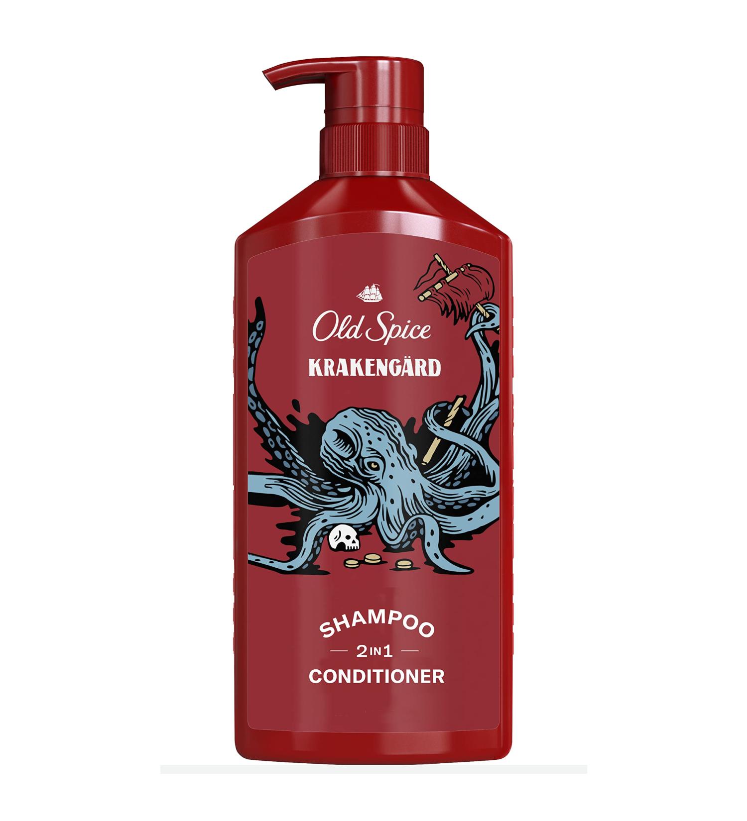 Old Spice Krakengard 2-in-1 Shampoo and Conditioner for Men 21.9 fl oz - Buy Online on GoSupps.com