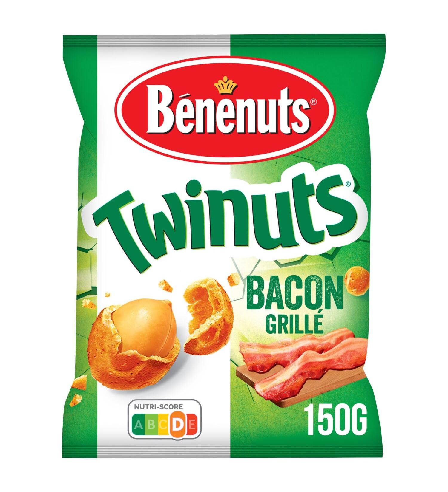 Benenuts Twinuts Bacon Flavor Peanuts 150g - Buy Online on GoSupps.com