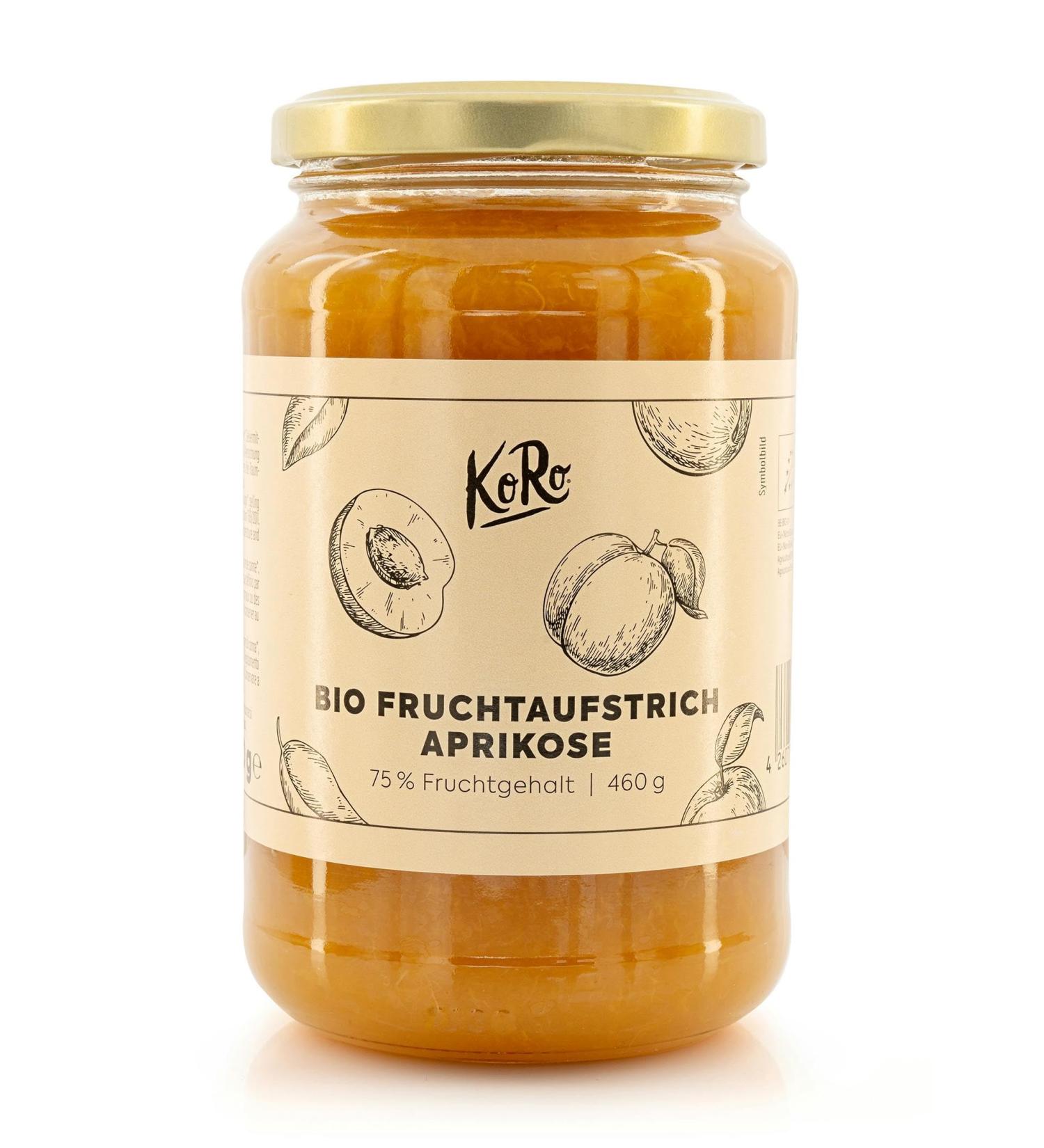 KoRo - Organic apricot spread 460g - Buy Online on GoSupps.com