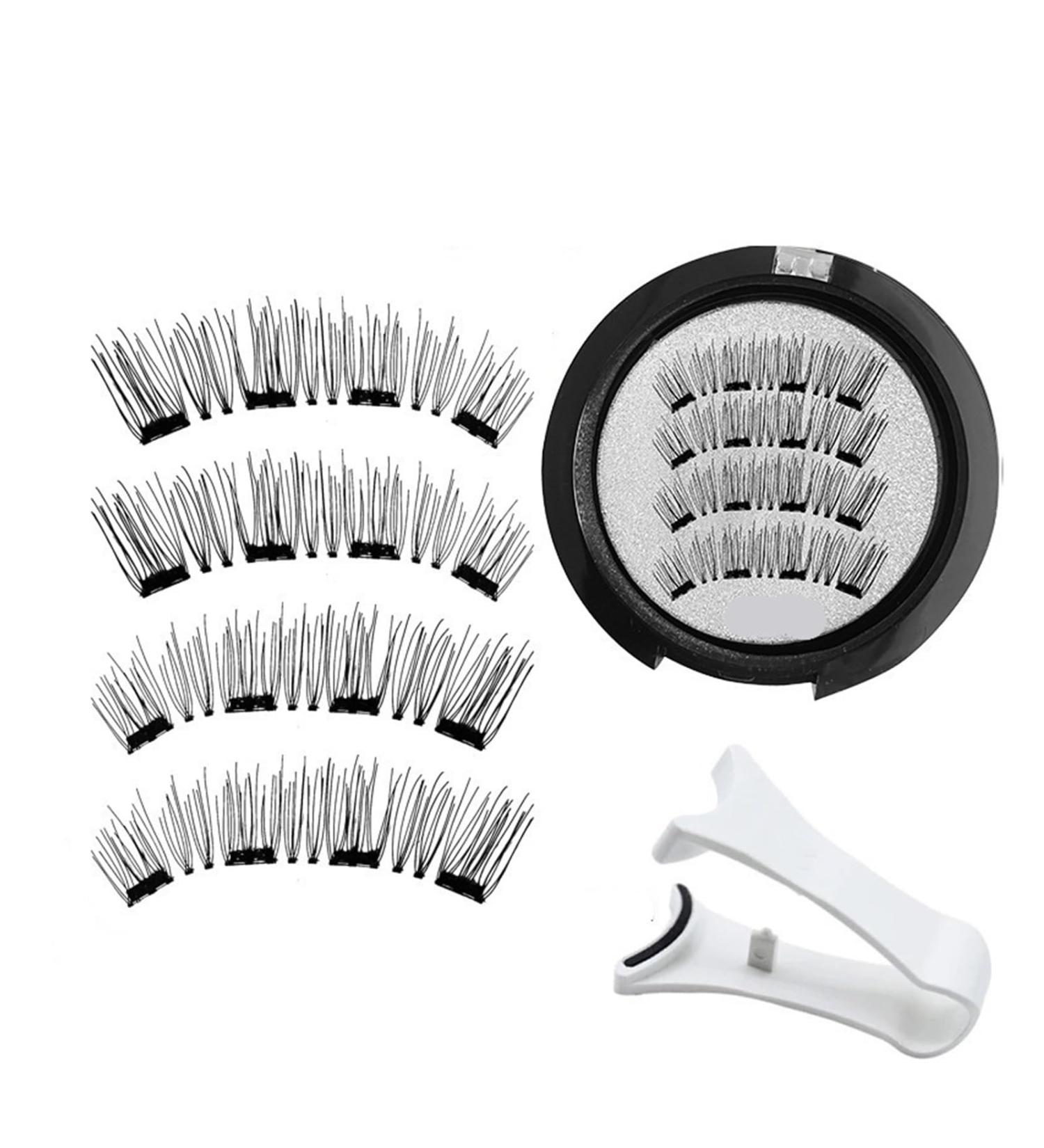 3PC 4 Magnetic Eyelashes Natural Eyelash Tape Without Glue Eyelashes Can Be Reused Best False Eyelashes (Size : 52HB-4White) - Buy Online on GoSupps.com