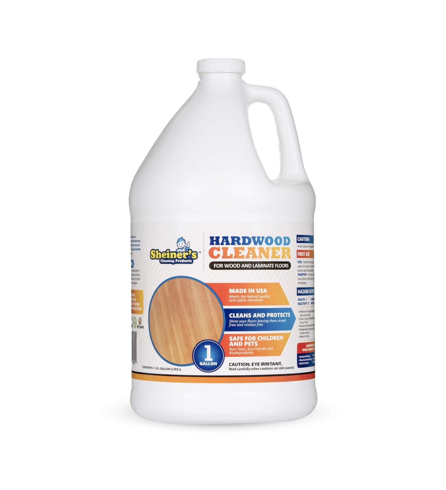 Sheiner's Hardwood Floor Cleaner Effective for Cleaning Wood and Laminate Floors and Surfaces 1 Gallon - Buy Online on GoSupps.com