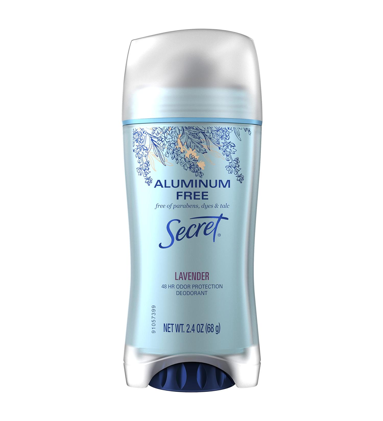 Secret Aluminum Free Lavender Deodorant 2.4 ounces (Pack of 2) Lavender 2.4 Ounce (Pack of 2) - Buy Online on GoSupps.com