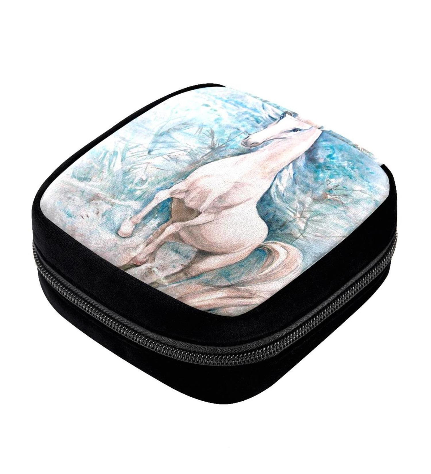 Animal Horse Color Period Bag | Sanitary Napkin Storage & Makeup Pouch - GIAPB - Buy Online on GoSupps.com
