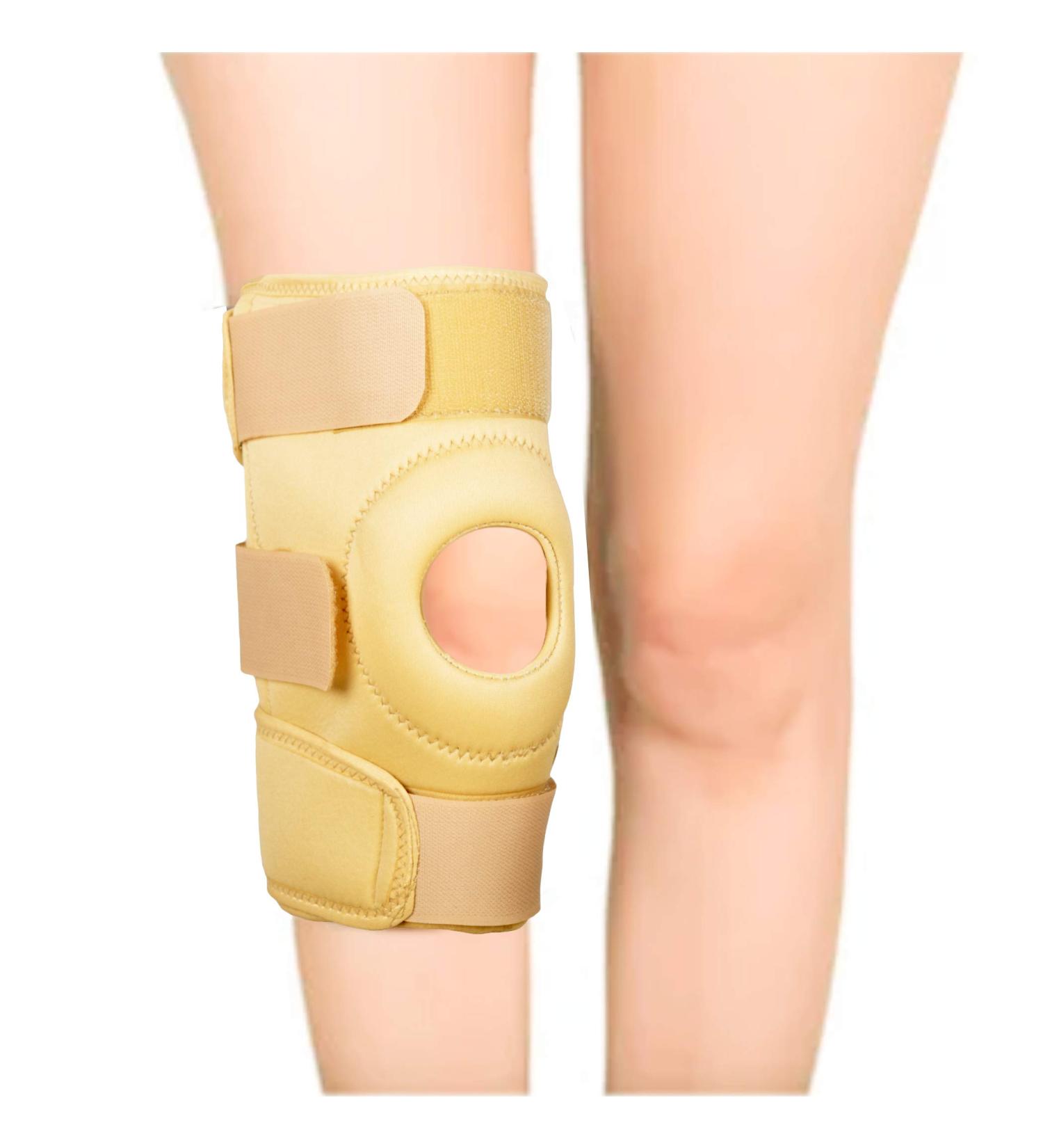Knee Stabilizer Support & Compression Relief for Meniscus Tear & Arthritis | Adjustable Bi-Directional Straps WonderCare M (17.2-19.6 - Buy Online on GoSupps.com