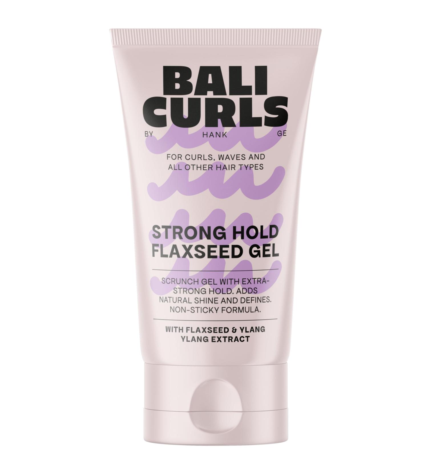 BALI CURLS Strong hold Flaxseed Gel extra strong scrunch gel for defined curls longlasting hold & natural shine suitable for curling method 150 ml - Buy Online on GoSupps.com