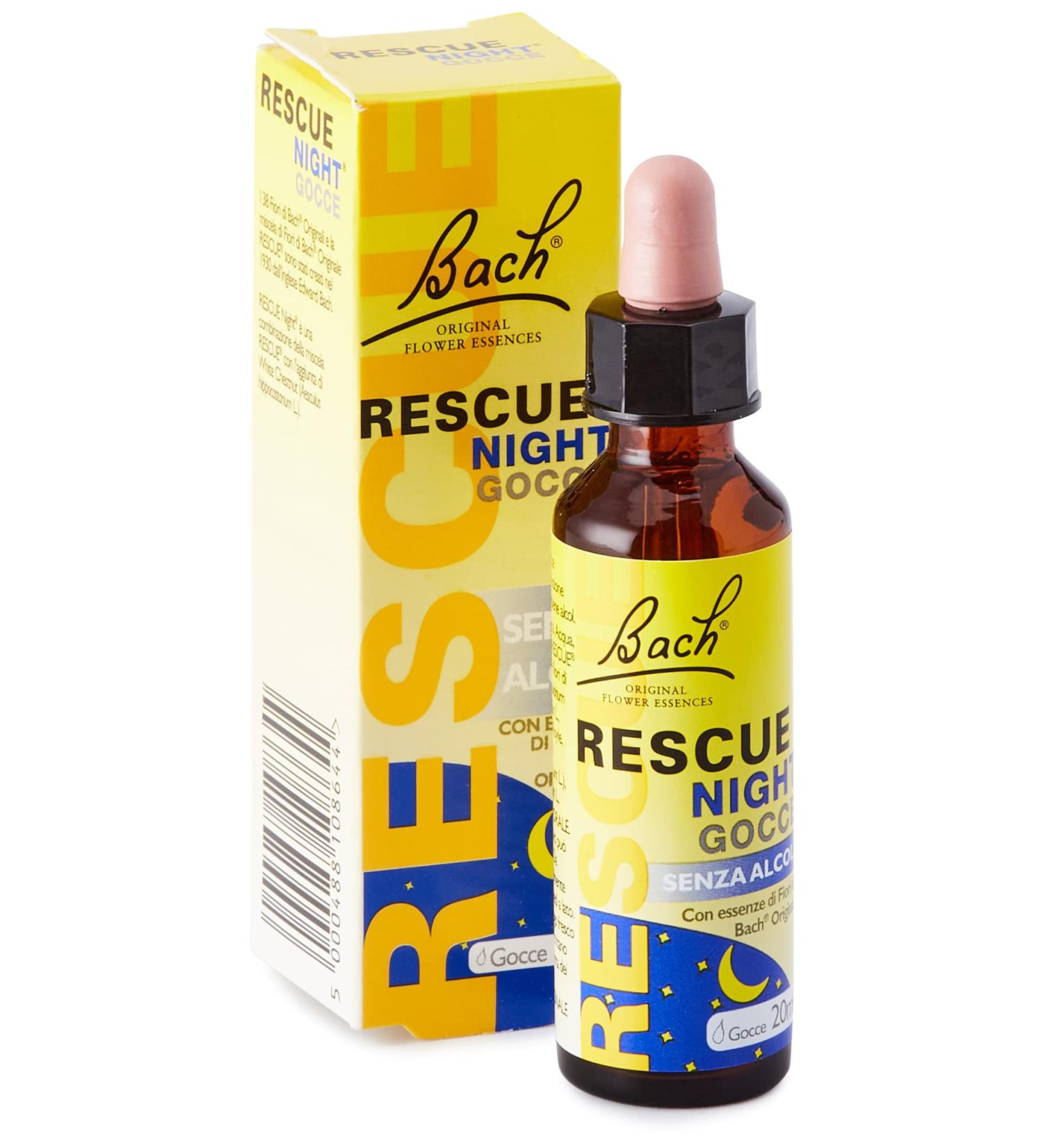 Rescue Bach Night Drops Alcohol-Free 20ml - Buy Online on GoSupps.com