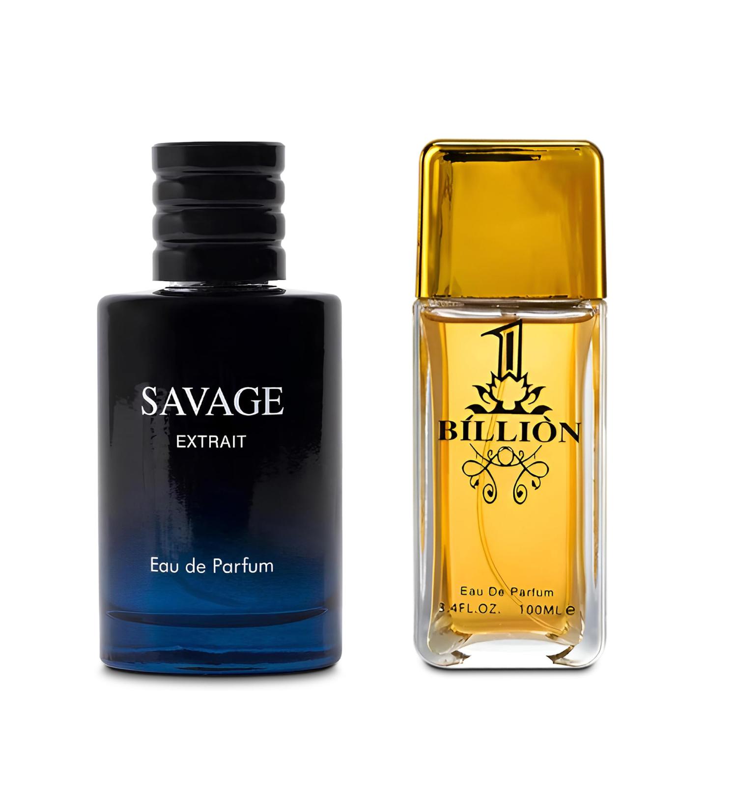 1 Billion&Savage Ext Combo Men's Cologne- Eau De Toilette Spray Perfume Fragrance For Men- Daywear Casual Daily Cologne Set 3.4 Oz Bottle- Ideal EDT Beauty Gift for Birthday Anniversary - Buy Online on GoSupps.com