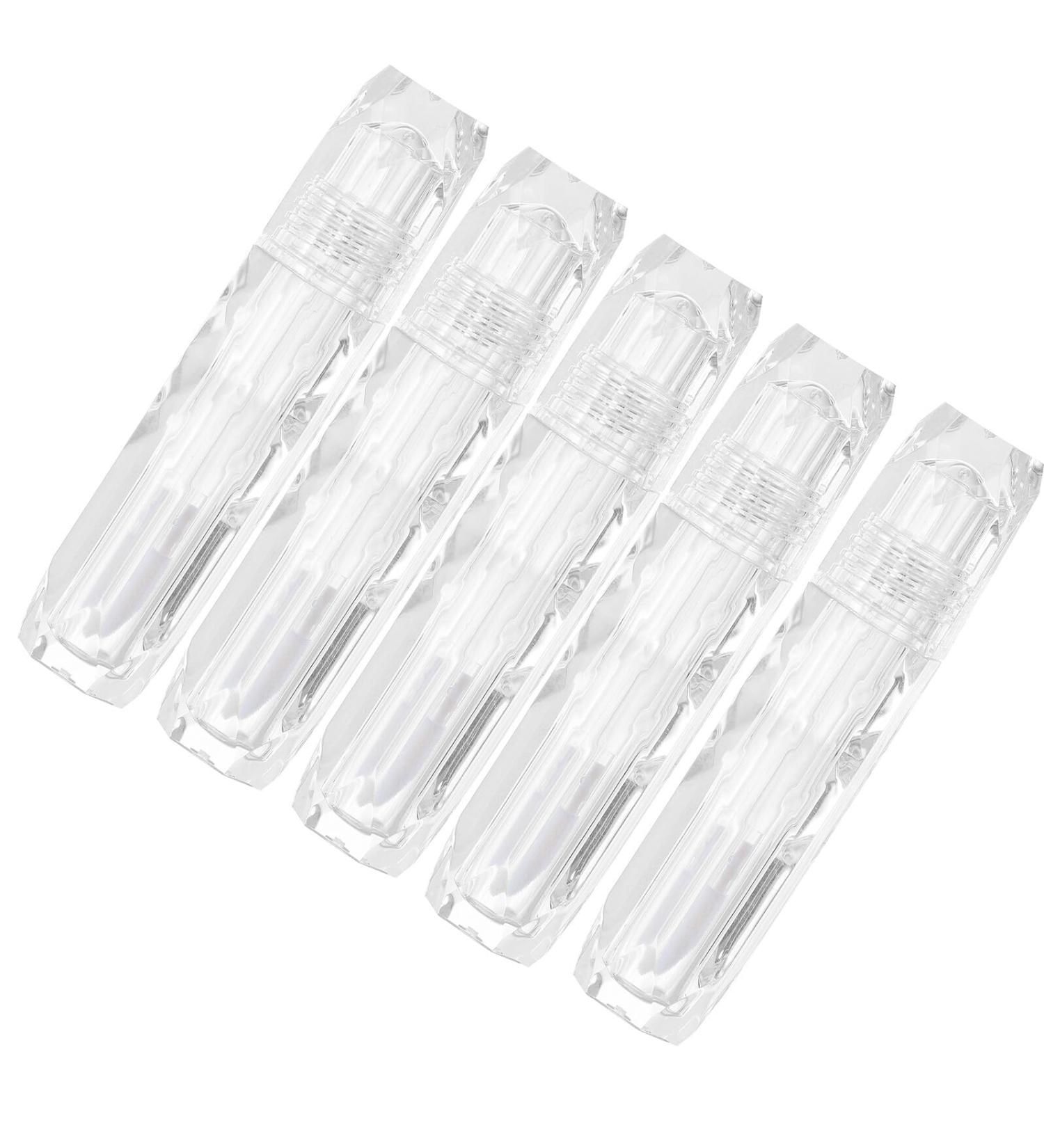 VICASKY Lot de 5 Tubes Vides pour Gloss et Rouge L vres Flacons Rechargeables Transparents Format Mini Compact tanch it pour DIY Voyage et Usage Quotidien - Buy Online on GoSupps.com