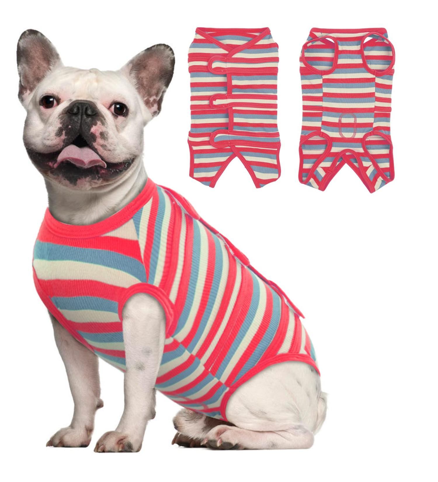 Kuoser Breathable Post-Op Body Suit for Dogs & Cats - Medical Recovery Wear for Male & Female Pets - Alternative to Elizabethan Collar - Buy Online on GoSupps.com