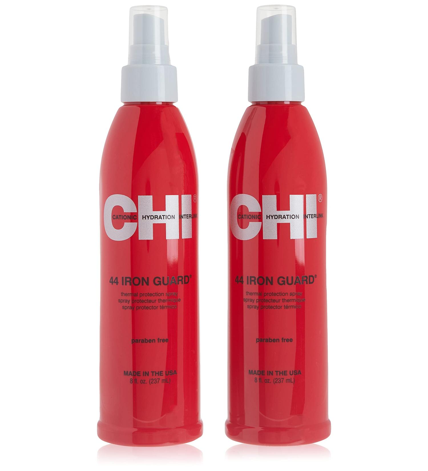 CHI 44 Iron Guard Thermal Protection Spray Gray 8 Oz - 2 Pack | Heat Protectant Spray - Buy Online on GoSupps.com