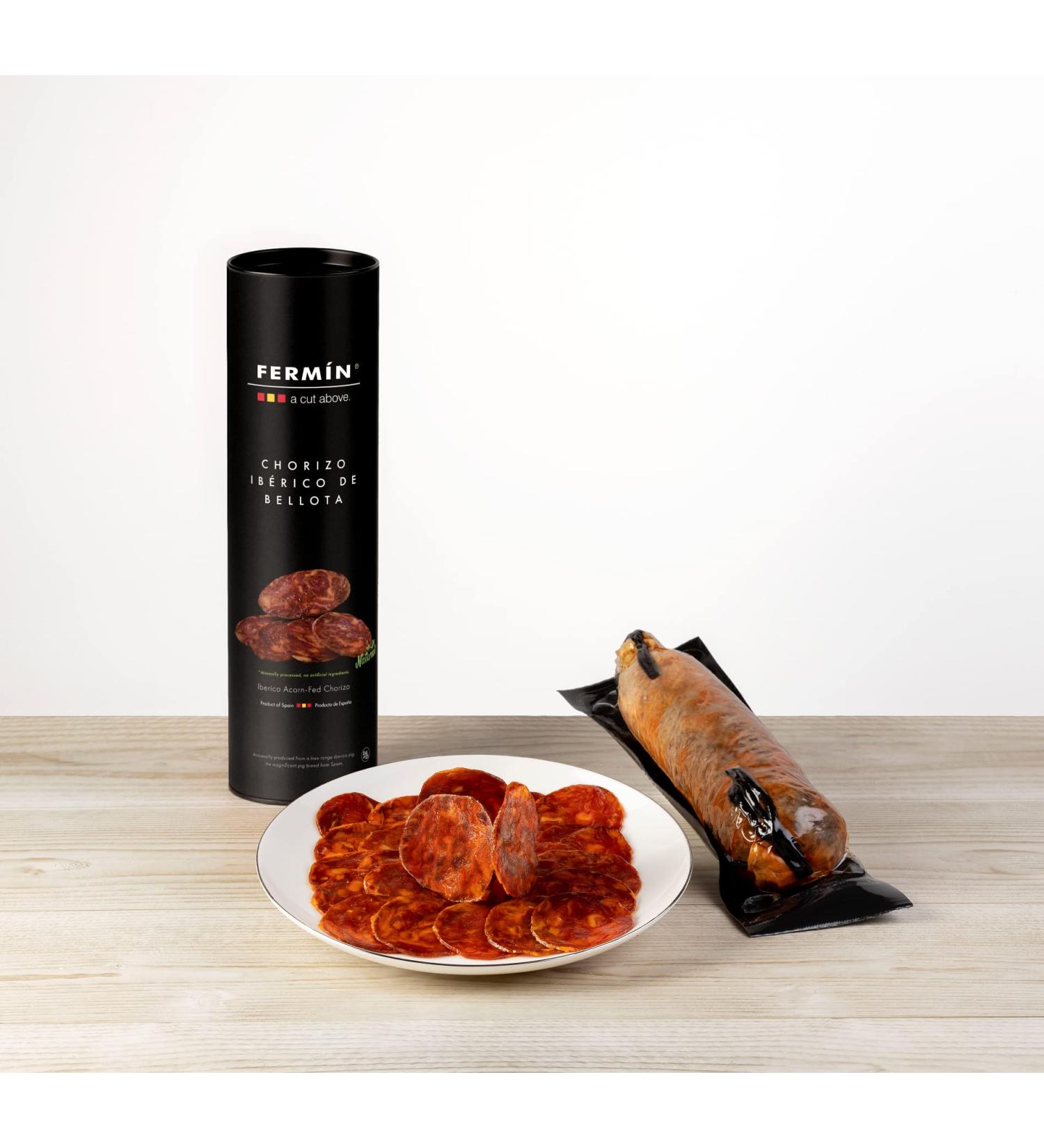 1 Lb Ferm n Iberico Acorn-Fed Chorizo - Nitrate & Nitrite Free - Buy Online on GoSupps.com