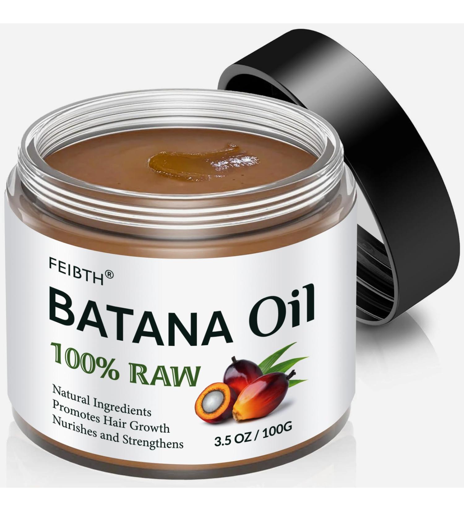 Organic Raw Batana Oil for Hair Growth | Prevent Hair Loss & Enhance Thickness | 100g - Dr. Sebi Approved - Buy Online on GoSupps.com
