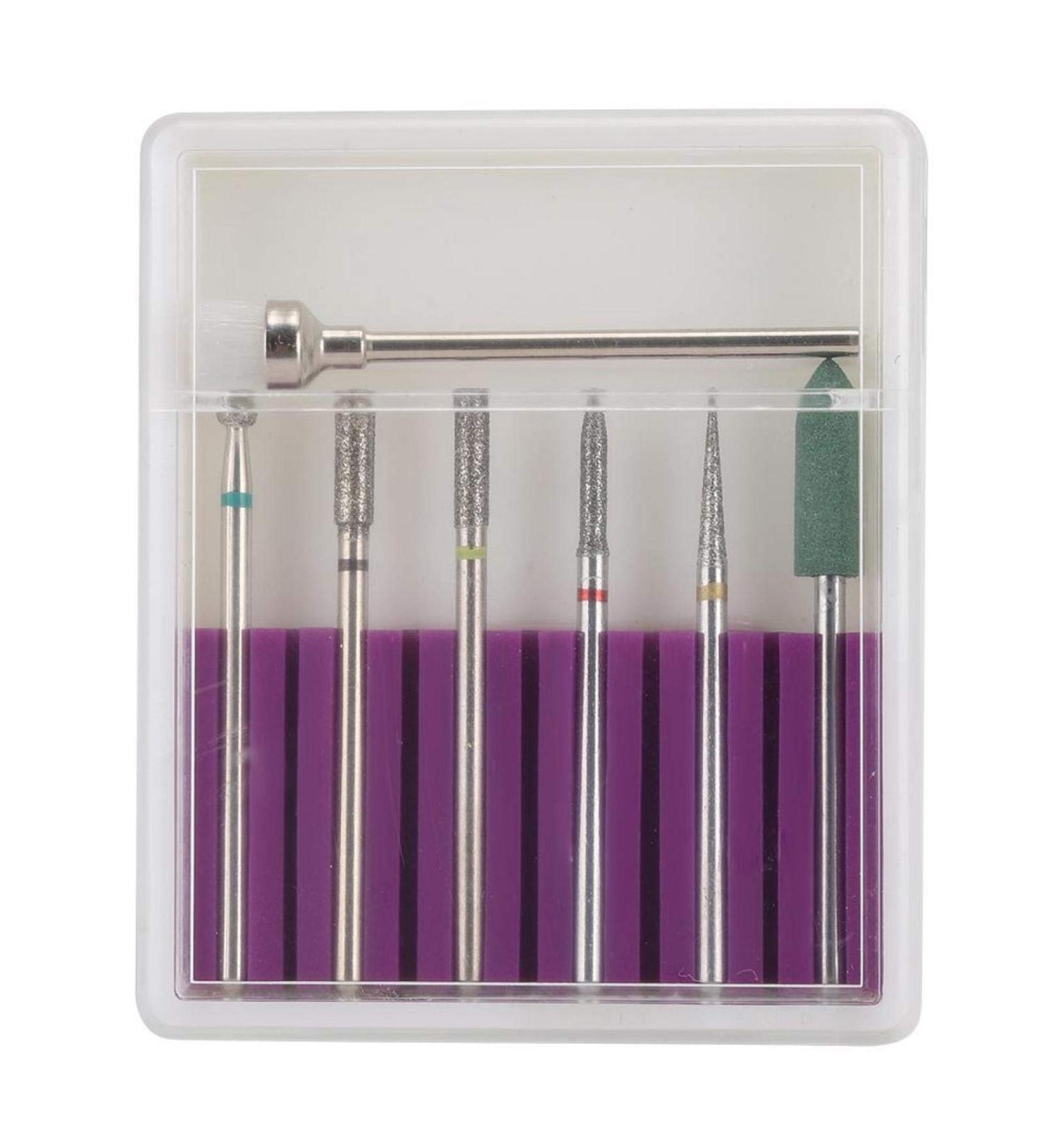 Zjchao Nail Drill Bits Set - Professional Pedicure & Nail Art Tools for Perfect Nail Care | GH-06 - Buy Online on GoSupps.com