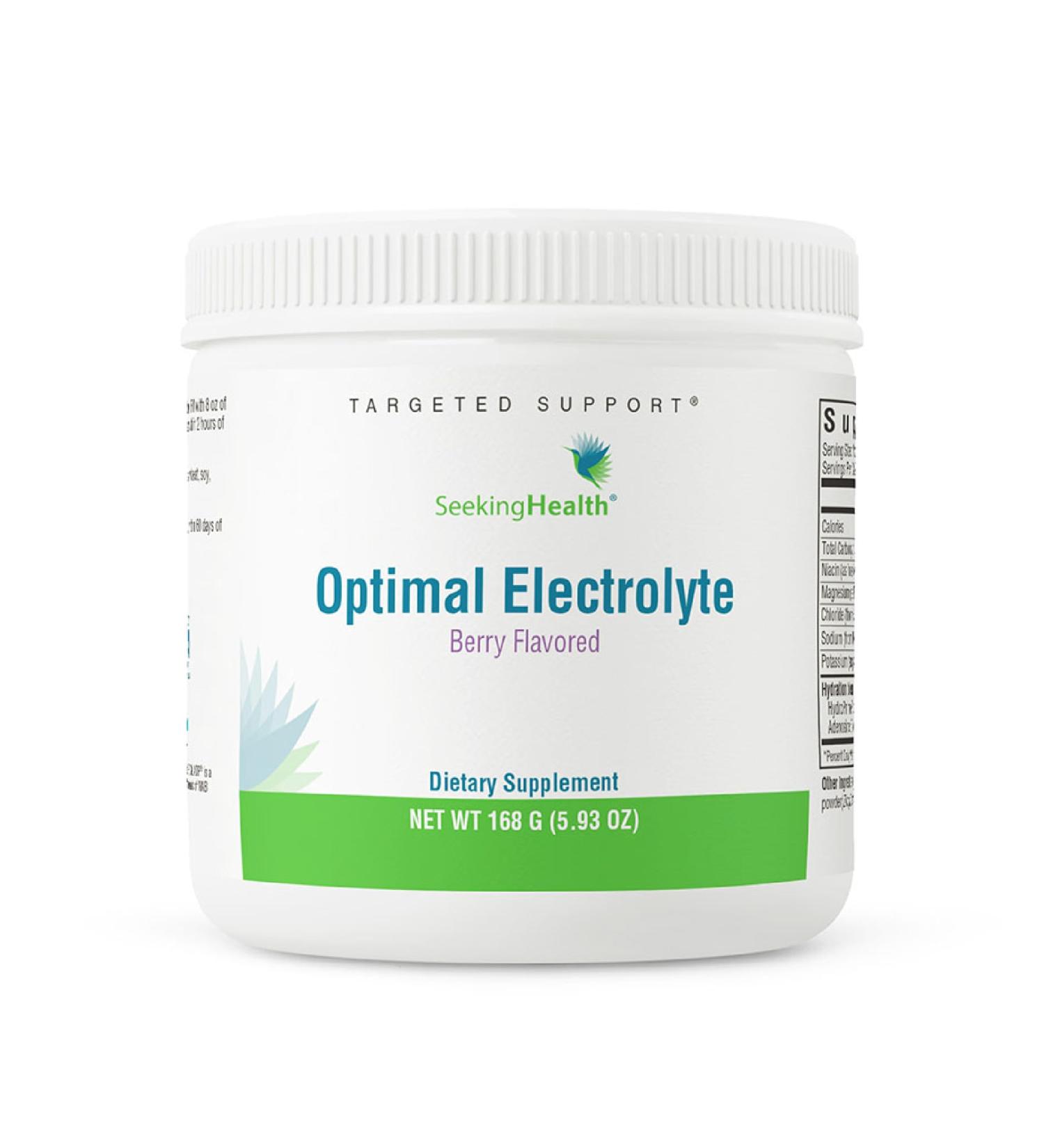 Buy Seeking Health Optimal Electrolyte Powder - Berry Flavor | Vegan Hydration & Endurance Support | 30 Servings - Buy Online on GoSupps.com