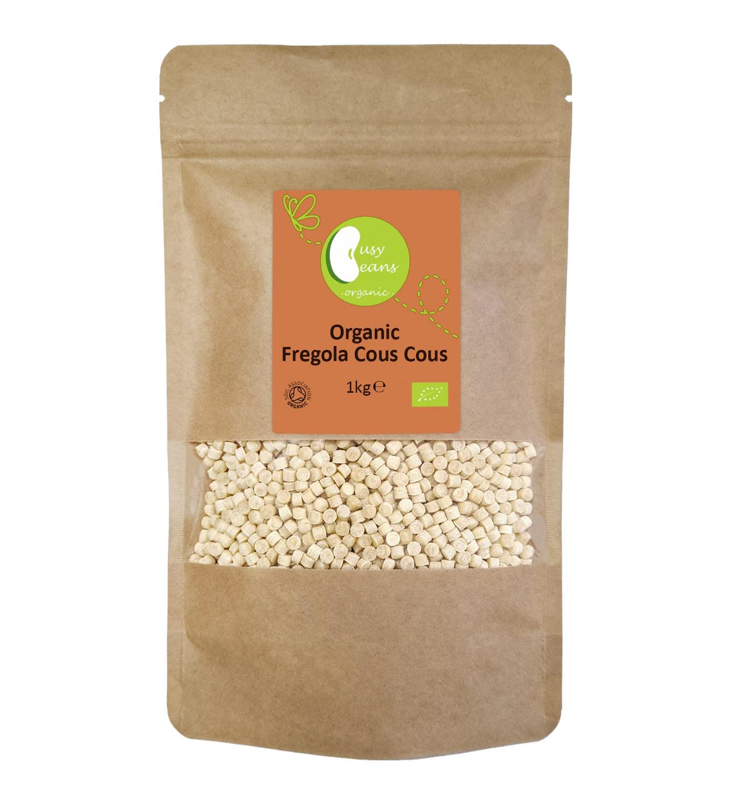 Certified Organic Fregola Cous Cous by Busy Beans Organic - 1kg - Buy Online on GoSupps.com
