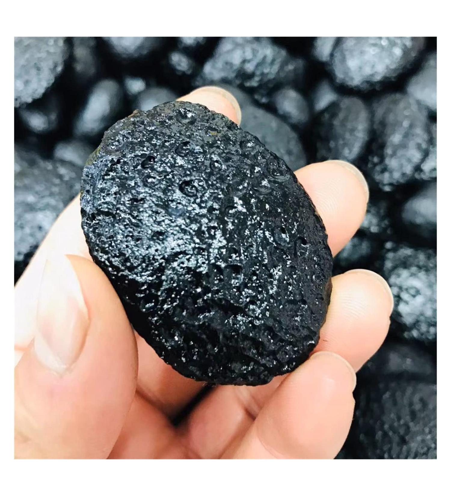 Natural Crystal Rough 1PC Natural Black Meteorite Specimen Original Stone 20g-30g - Buy Online on GoSupps.com