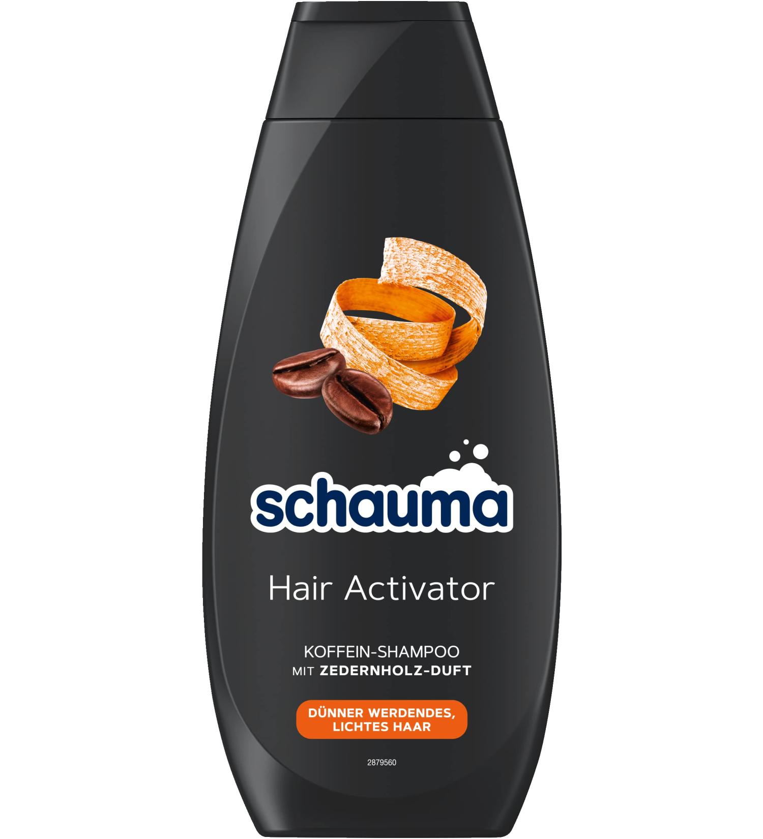 Schwarzkopf Henkel Schauma Caffeine Shampoo Hair Activator 400 ml hair shampoo promotes the release of growth factors shampoo strengthens the hair - Buy Online on GoSupps.com