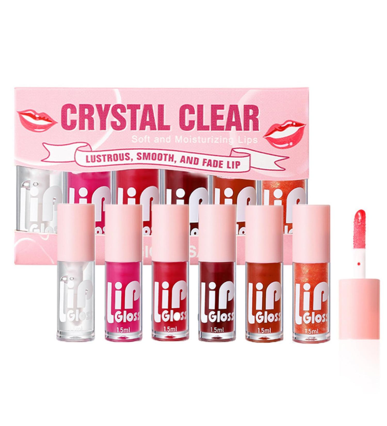 Aislor Hydrating Jelly Lip Oil Set - 6 Piece Plumping Serum for Soft Moist Lips Multicolor One Size One Size Multicolor - Buy Online on GoSupps.com
