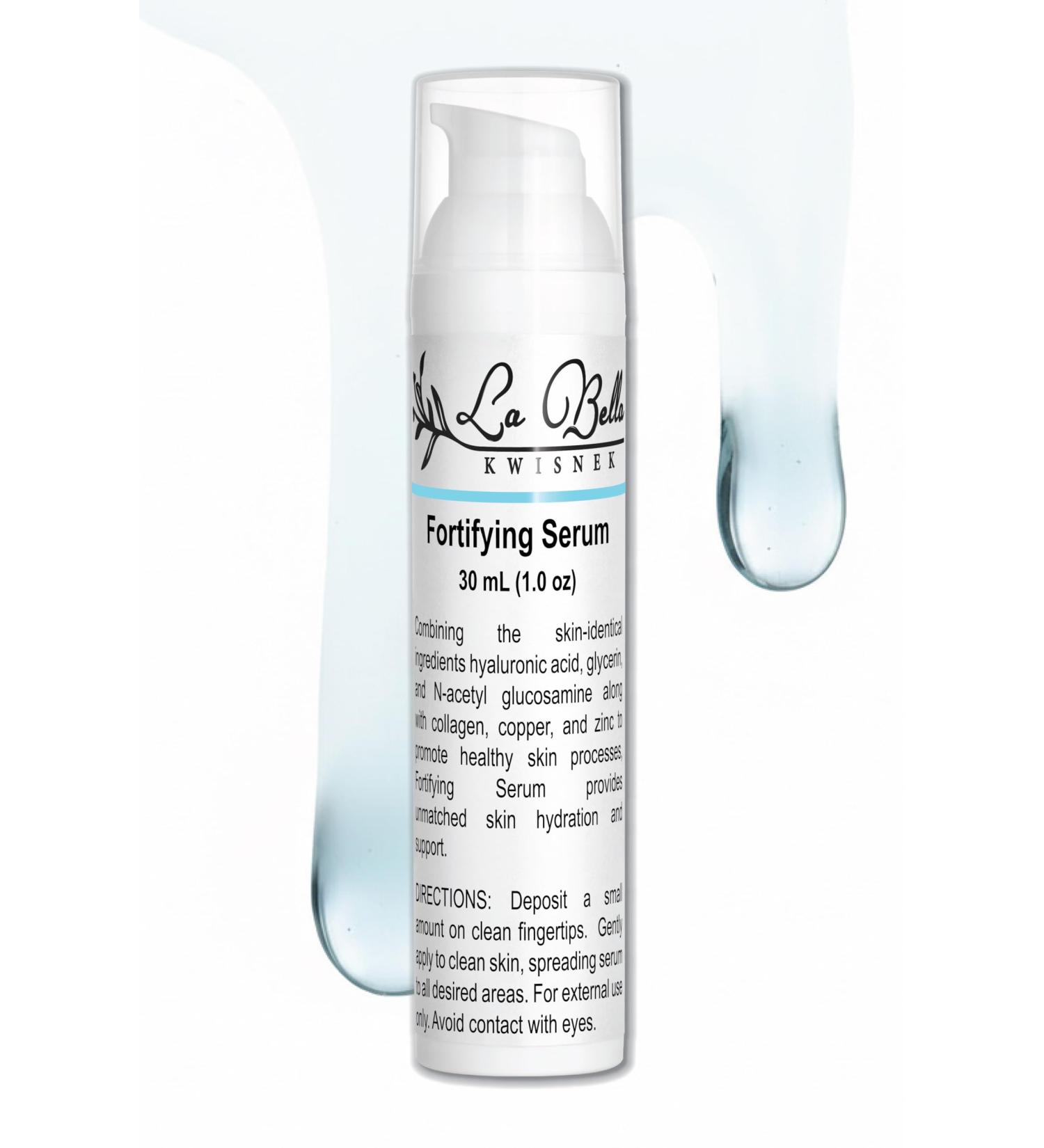 La Bella Kwisnek Fortifying Serum - Daily Hyaluronic Acid and Collagen Hydrating Facial Serum for Anti-aging Plumping Softening Non-greasy 1 oz / 30 mL - Buy Online on GoSupps.com