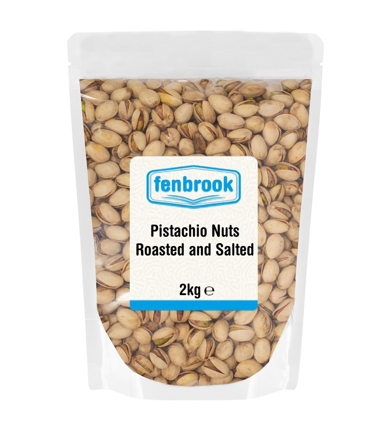 Pistachio Nuts Roasted and Salted 2kg by Fenbrook