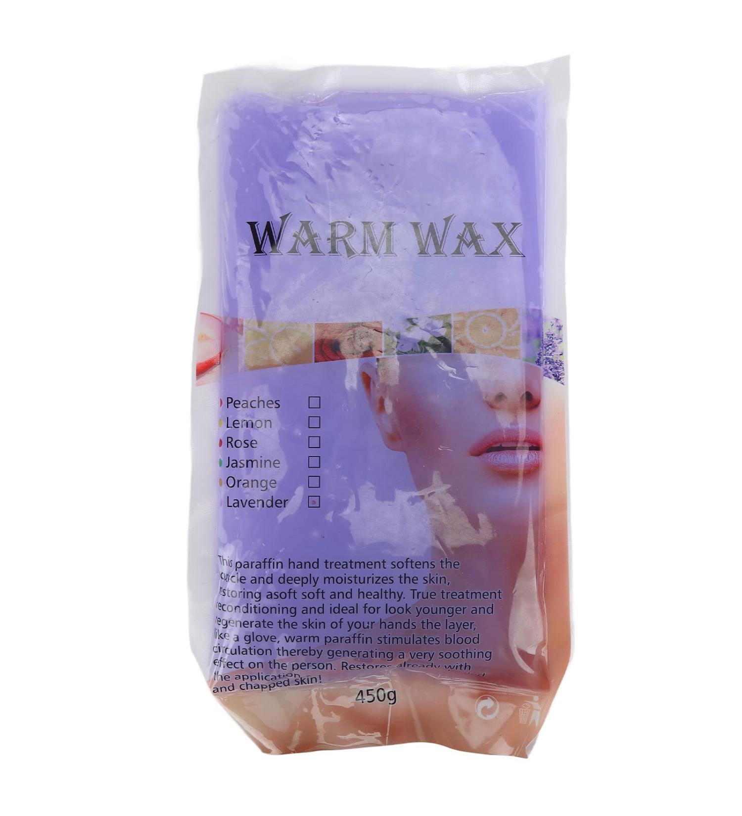 Paraffin Wax 450g Deeply Moisturising Paraffin Wax Beads Blocks for Hands Feet Dry Skin Stiff Muscles Pain Relieving(Lavender) - Buy Online on GoSupps.com