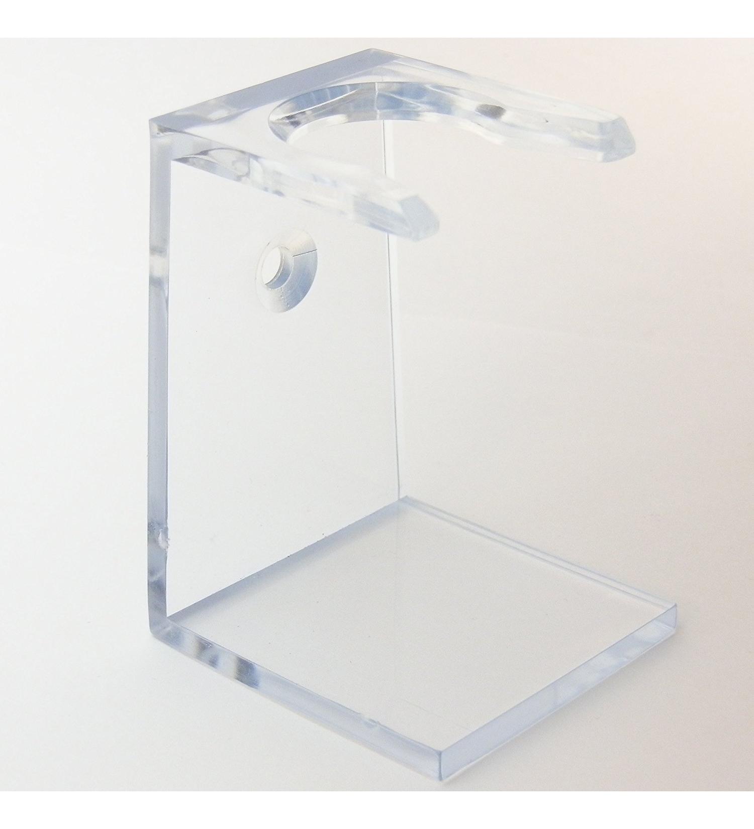 G.B.S Clear Acrylic Shaving Brush Drip Stand