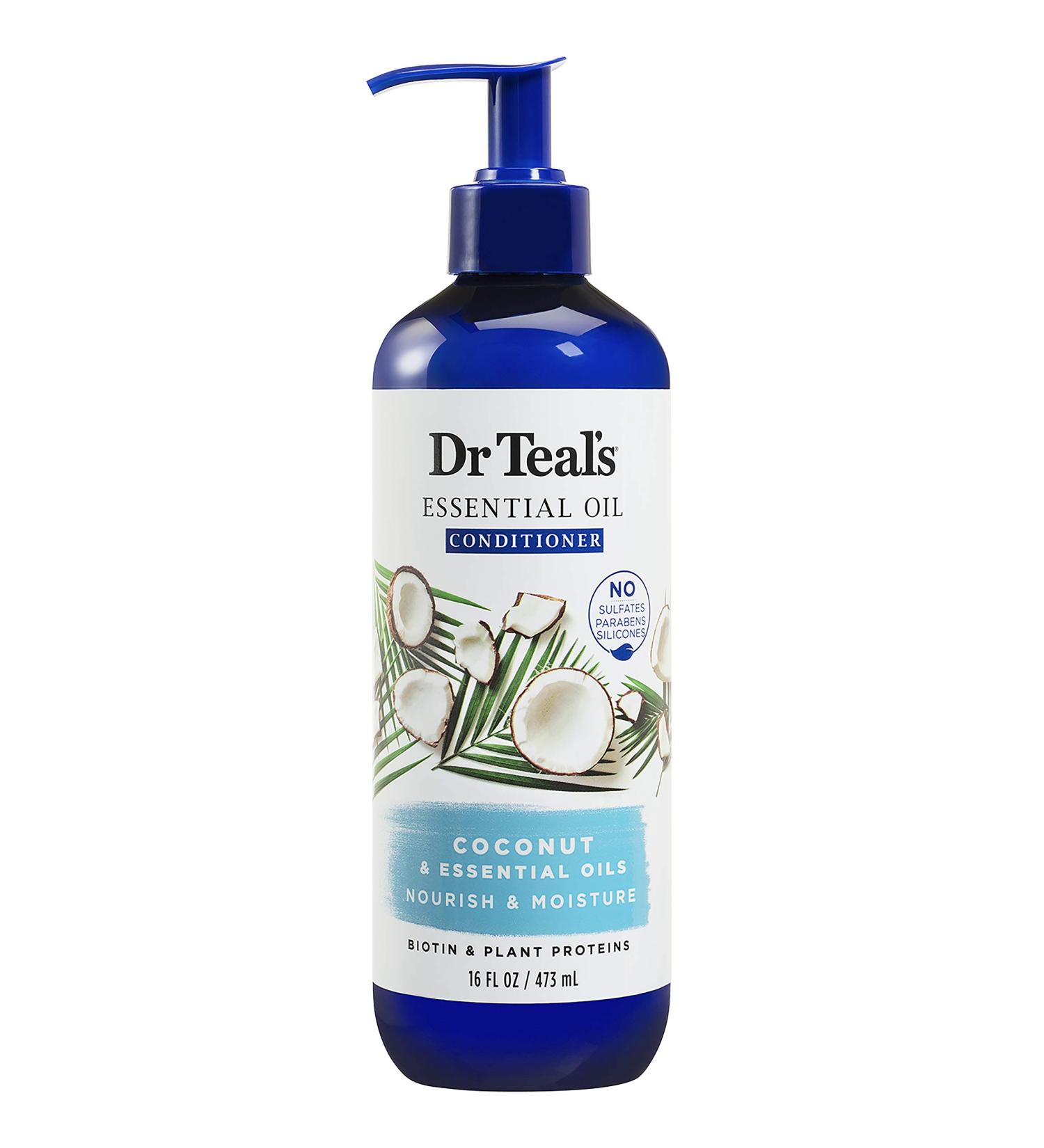 Buy Dr Teal's Coconut & Essential Oils Conditioner - 16 Fl Oz | International Shipping Available - Buy Online on GoSupps.com