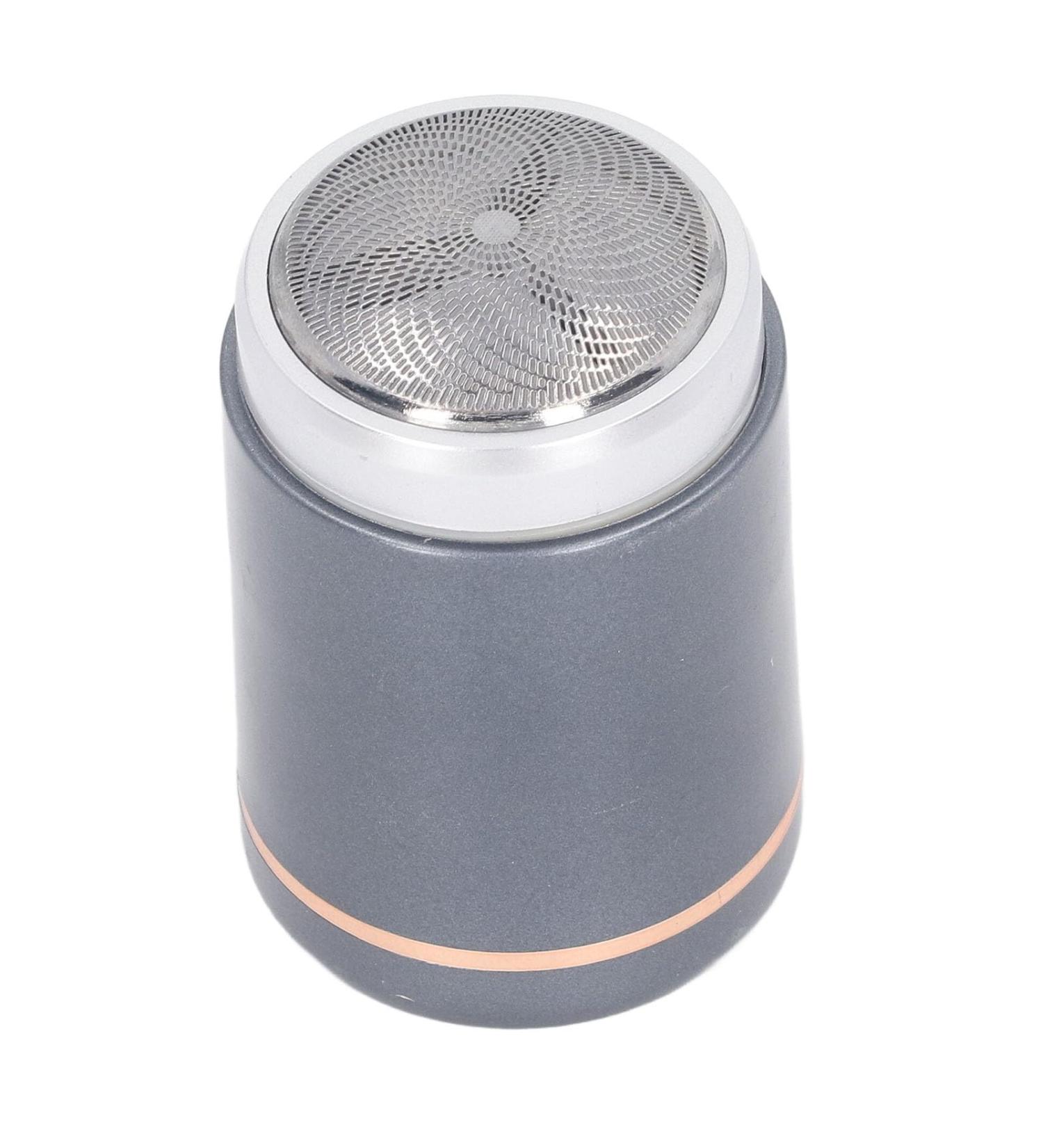 Mini Beard Trimmer - Portable Electric Pocket Size Beard Cutter for Travel (Grey Black) | Buy Now for International Shipping - Buy Online on GoSupps.com