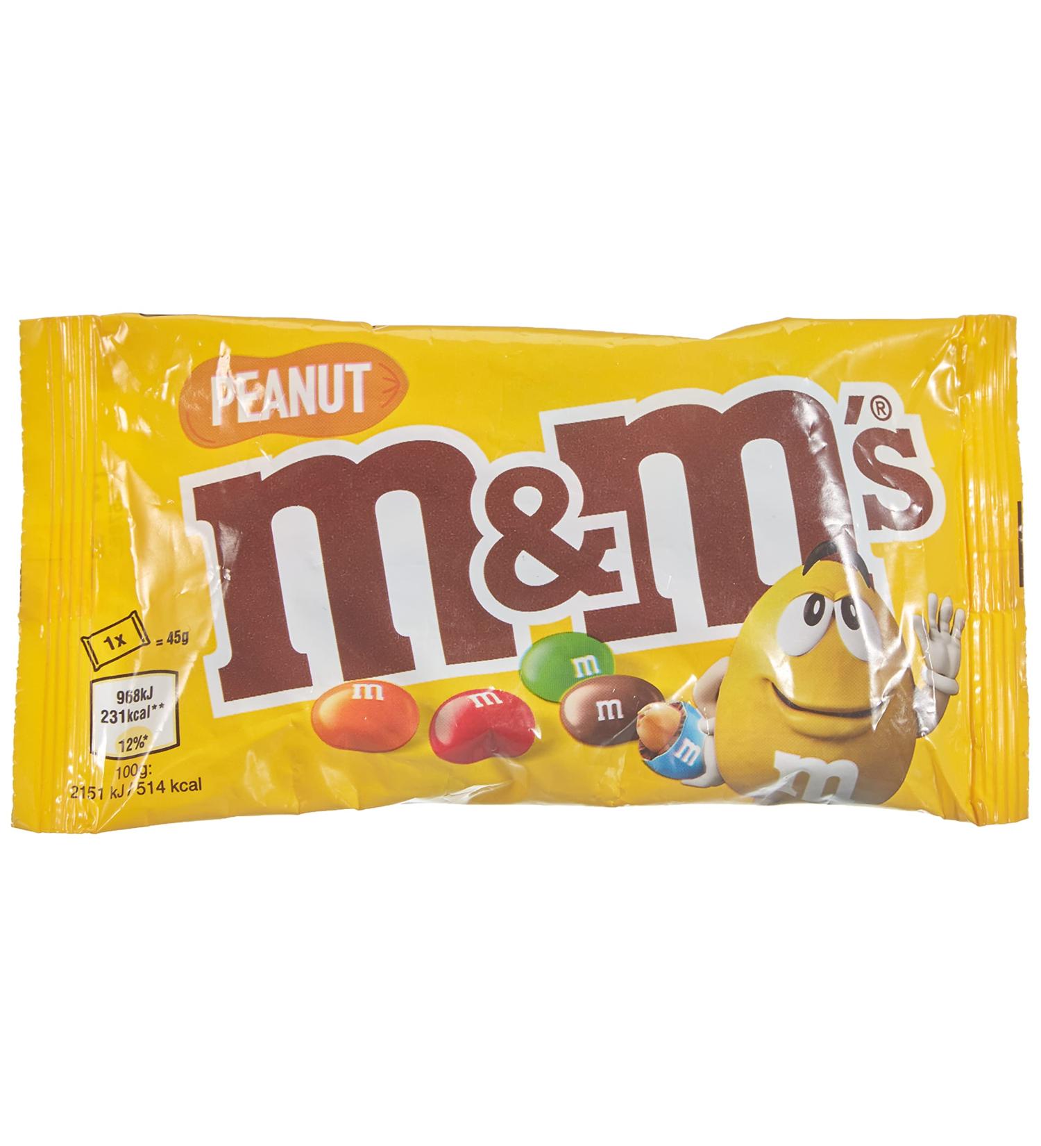  Mars M&M's Peanut Bag of Bars 45 g - Buy Online on GoSupps.com