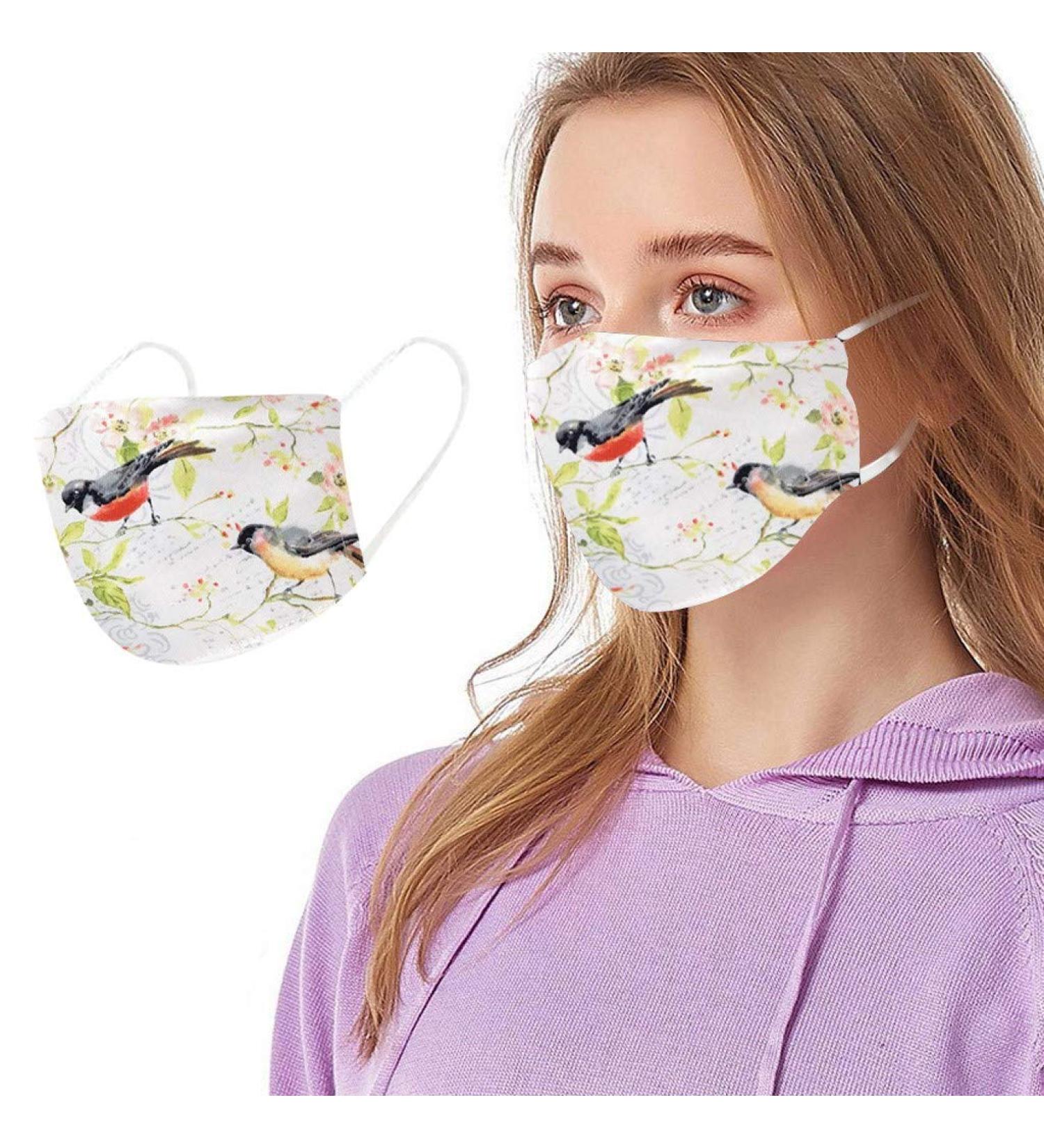 Riou Face Mask with Motif - Washable Reusable Mouth & Nose Protection Scarf for Women | Shop Internationally - Buy Online on GoSupps.com