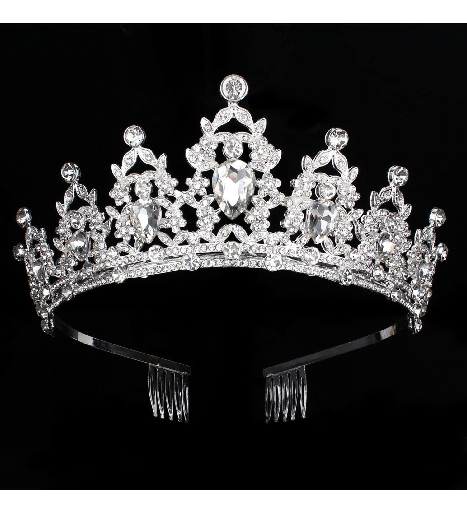 KICOSY Princess Tiaras for Women and Girls - Queen Fairy Crowns for Quinceanera, Pageants, Prom, Birthdays, and Bachelorette Parties - Buy Online on GoSupps.com