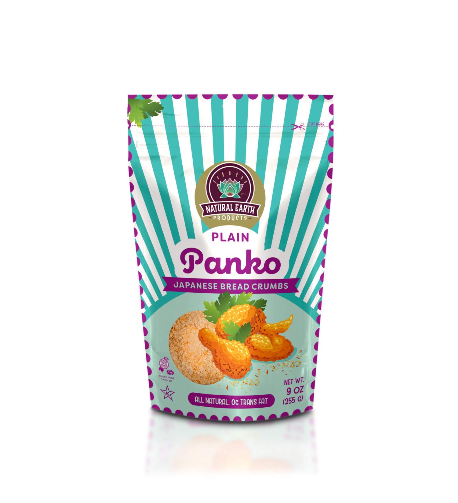 Panko Japanese Bread Crumbs Plain - 9 Oz - Kosher Certified - Cooking Breadcrumbs - Buy Online on GoSupps.com