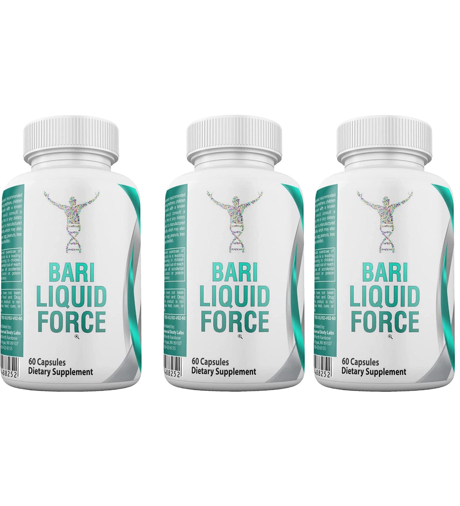 Bariatric Liquid Force Multivitamin - 3 Pack Post Bariatric Essential Supplements - Buy Online on GoSupps.com