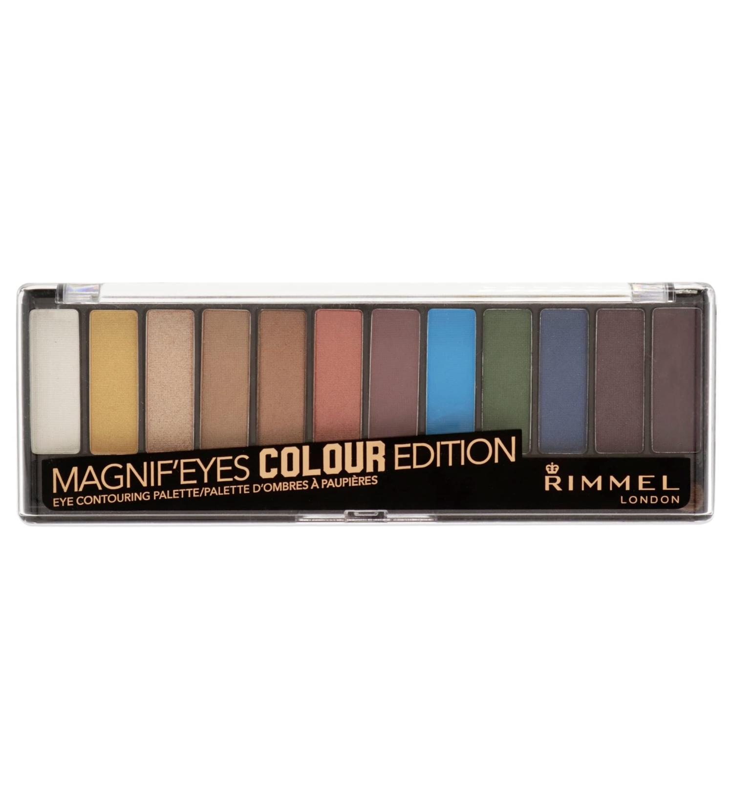 Rimmel Magnif'eyes Eyeshadow Palette - Colour Edition | 1 Count - Buy Online on GoSupps.com