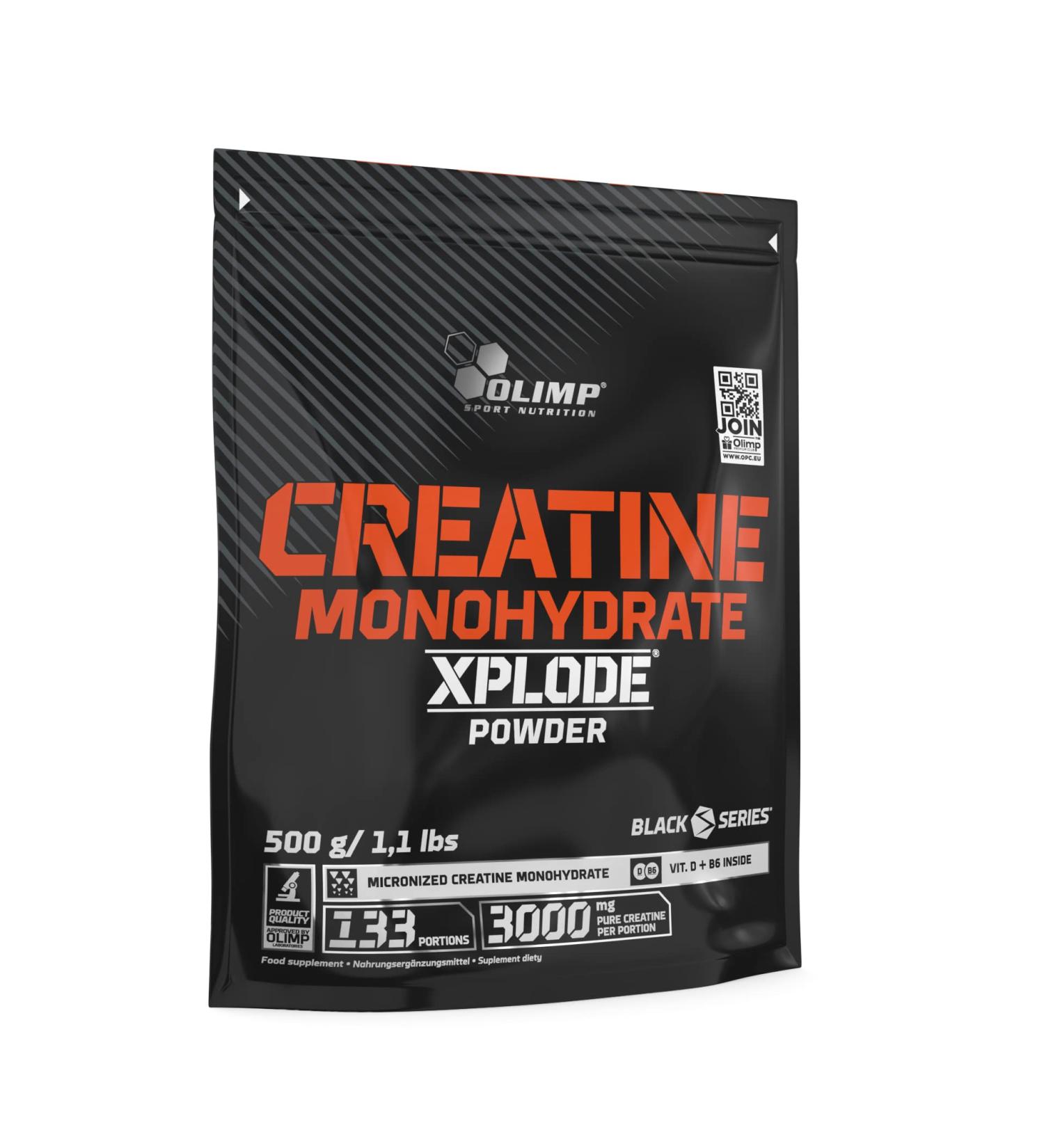Olimp Sport Nutrition Creatine Monohydrate Xplode Powder 500g - Orange Flavor | Buy Best Performance Supplement Online - Buy Online on GoSupps.com