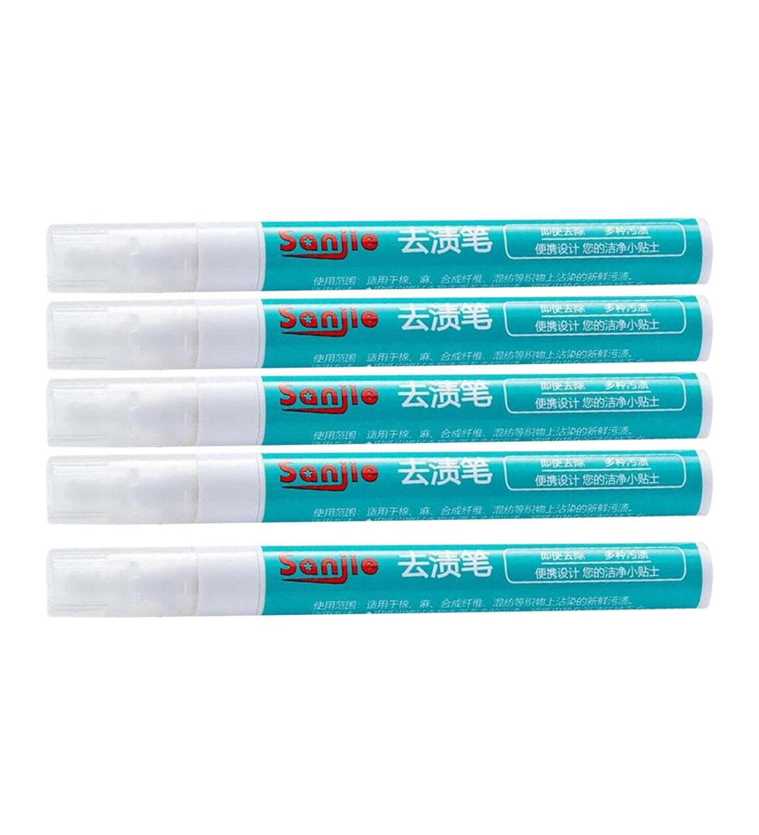 Qianly 5x Portable Clothing Stain Removal Pen Laundry Stain Removal Pen Instant Spot Remover Pen for Laundry Stains Ink - Buy Online on GoSupps.com