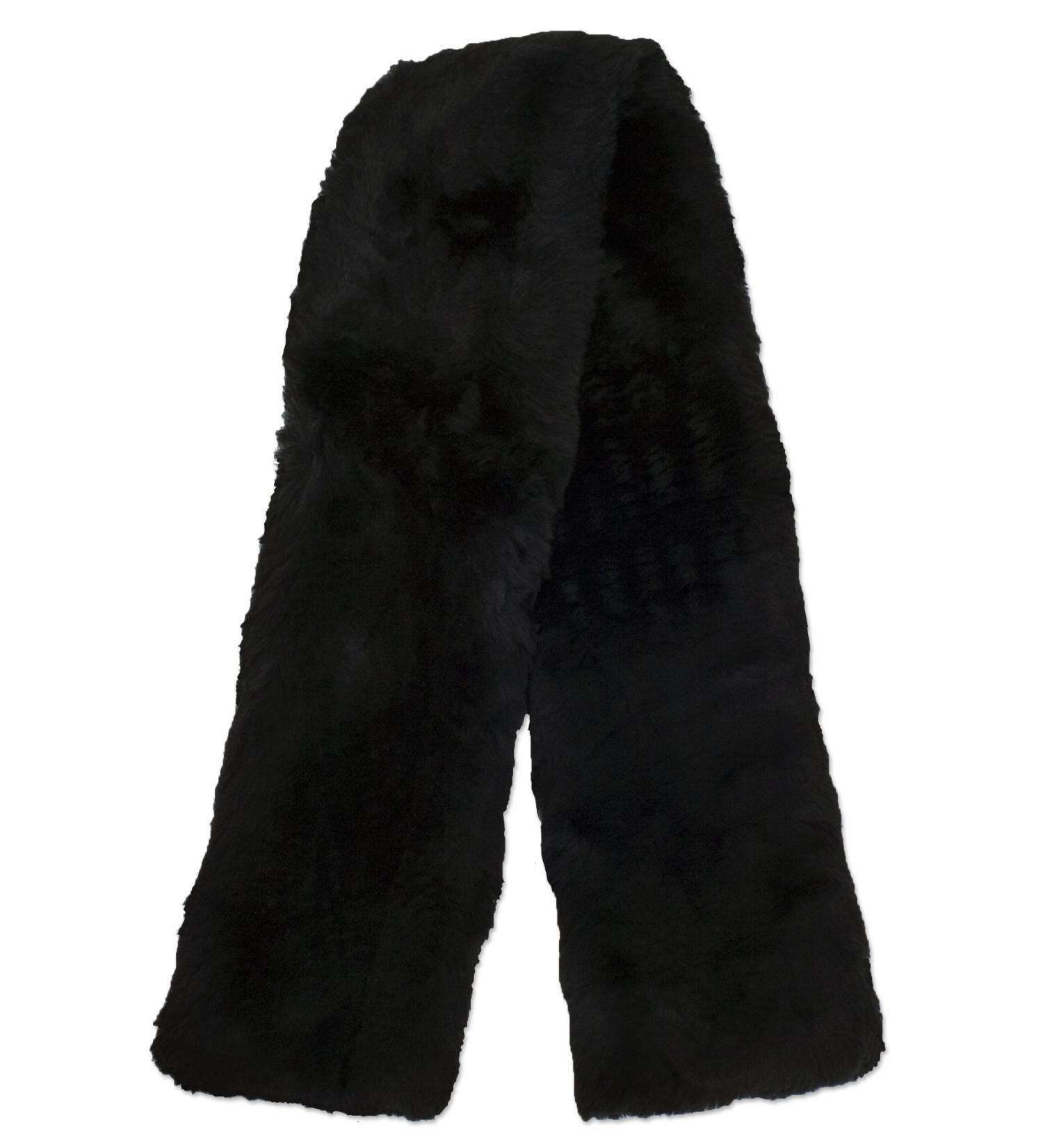 Genuine Sheepskin Girth Protection Cover - Helps Prevent Gall Sores & Chafes - Black 24 - Buy Online on GoSupps.com