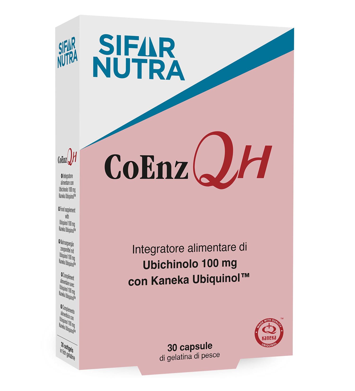 Sifar Nutra Coenz QH - Kaneka QH Ubiquinol 100mg | Antioxidant & Energy Metabolism | 30 Capsules - Shop Internationally - Buy Online on GoSupps.com