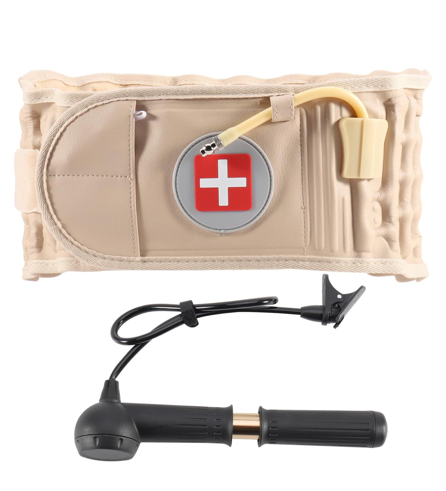 GearUp Decompression Back Belt | Lumbar Support for Lower Back Pain Relief (29-49 Waist) - Ideal for Men & Women - Buy Online on GoSupps.com