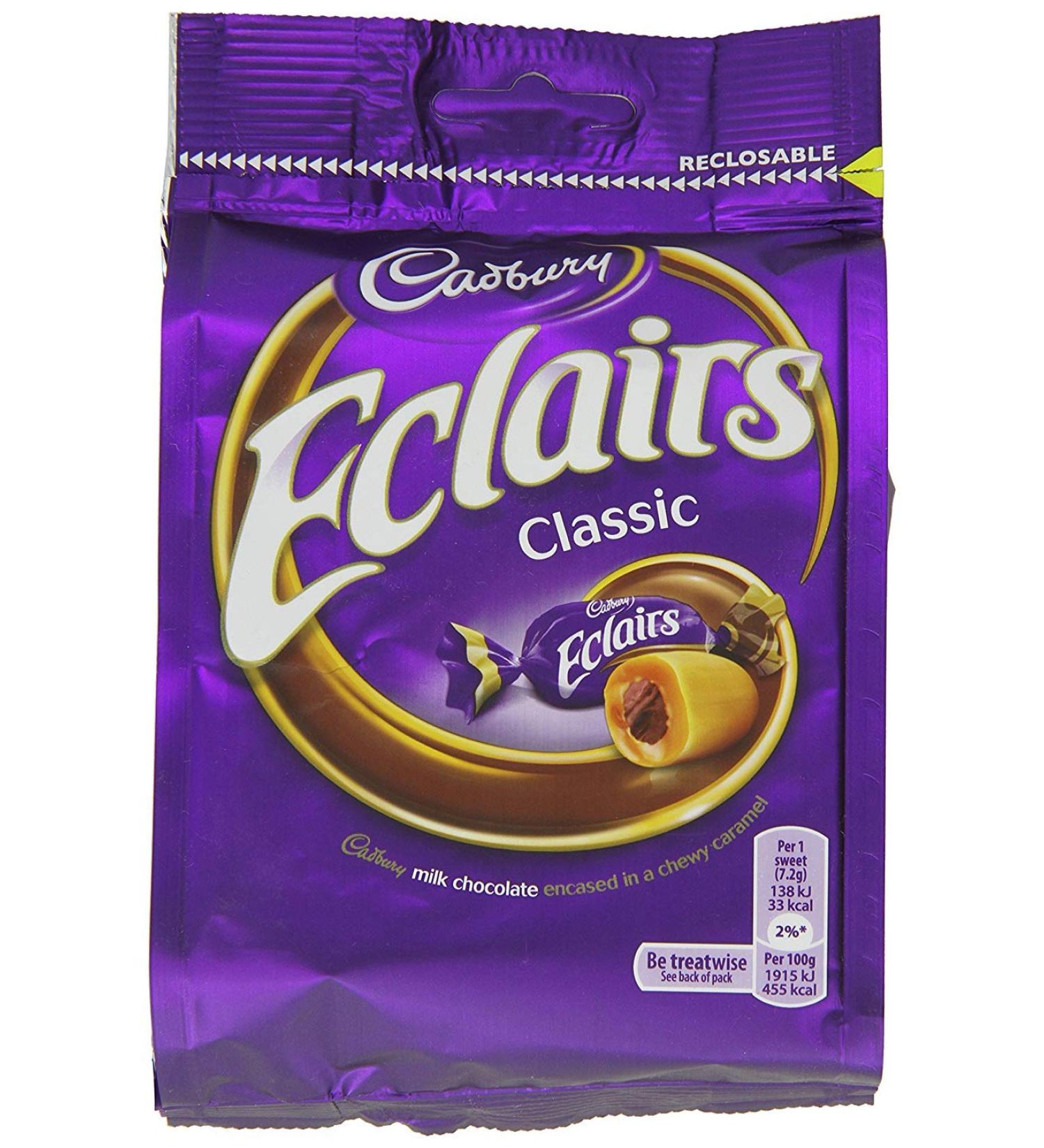 Cadbury Cadbury Classic Eclairs 180 g (Lot de 10)