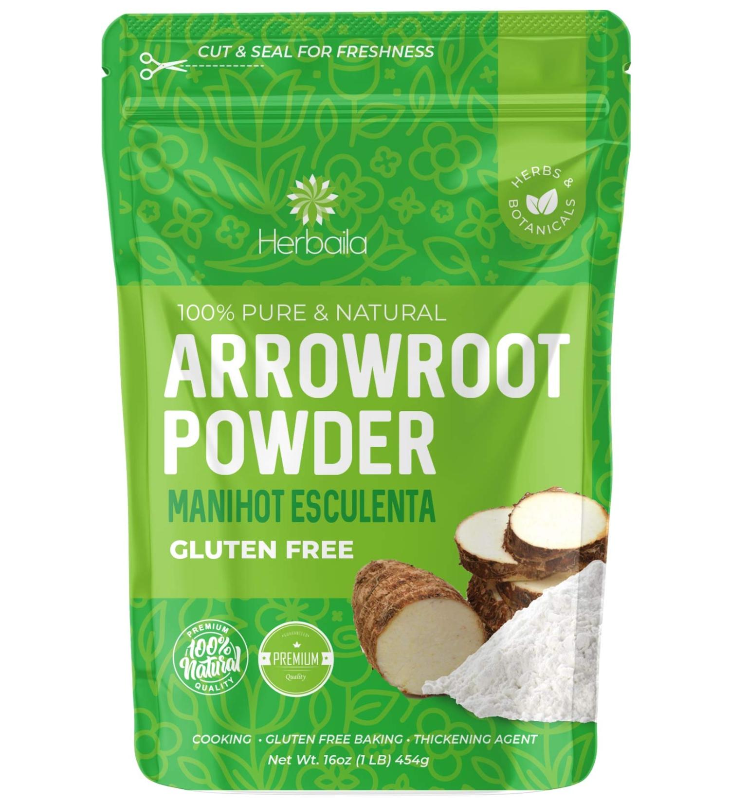 Organic Arrowroot Powder 1 lb - Immune Health & Metabolism Support | Non-GMO & Gluten-Free - Buy Online on GoSupps.com