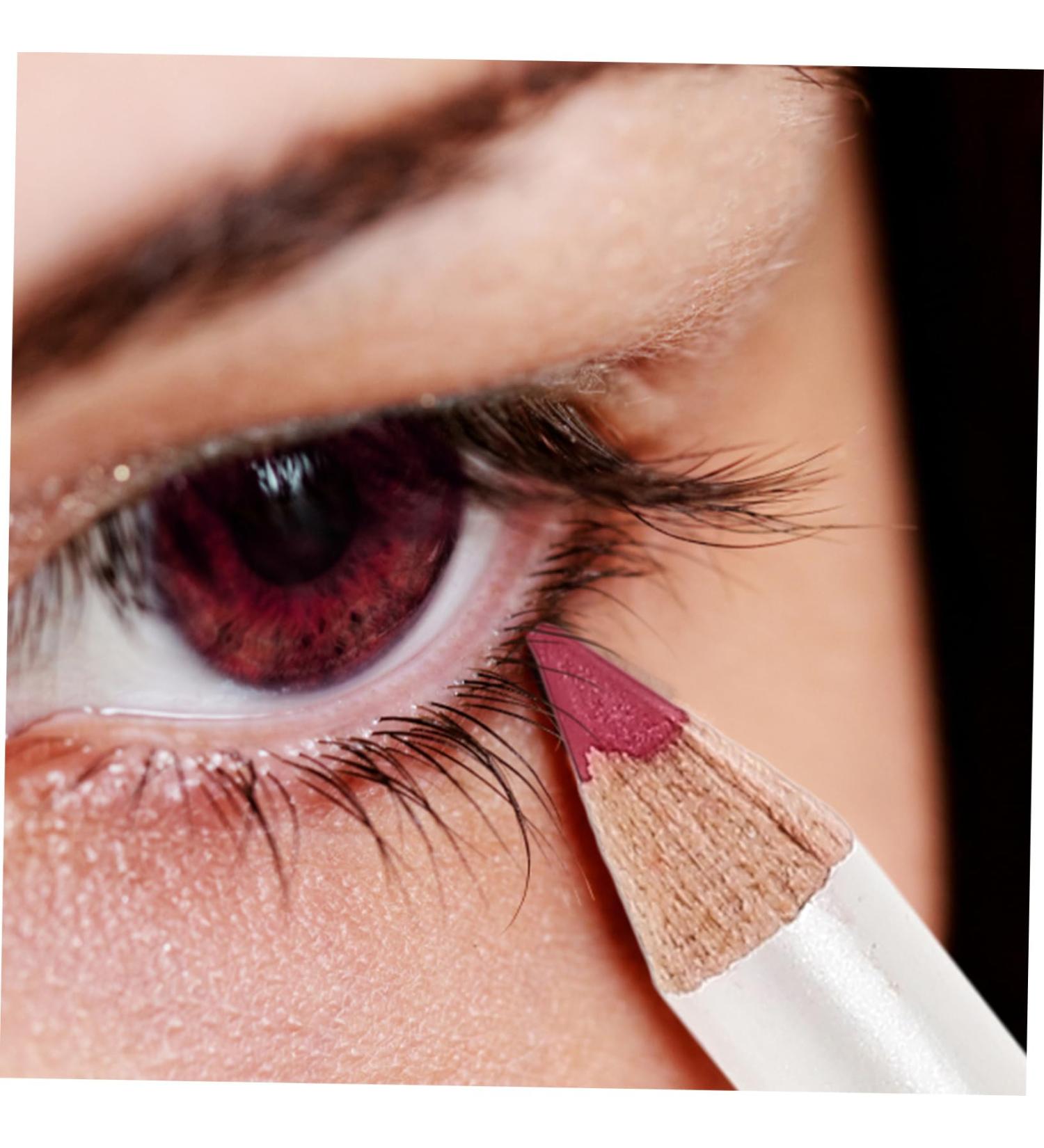 Didiseaon 2pcs 12 Lip Eyeliner Pencil Eye Shadow Glitter Eyeliner Pencil Eye Liner Sharpeners Shimmer Make up - Buy Online on GoSupps.com