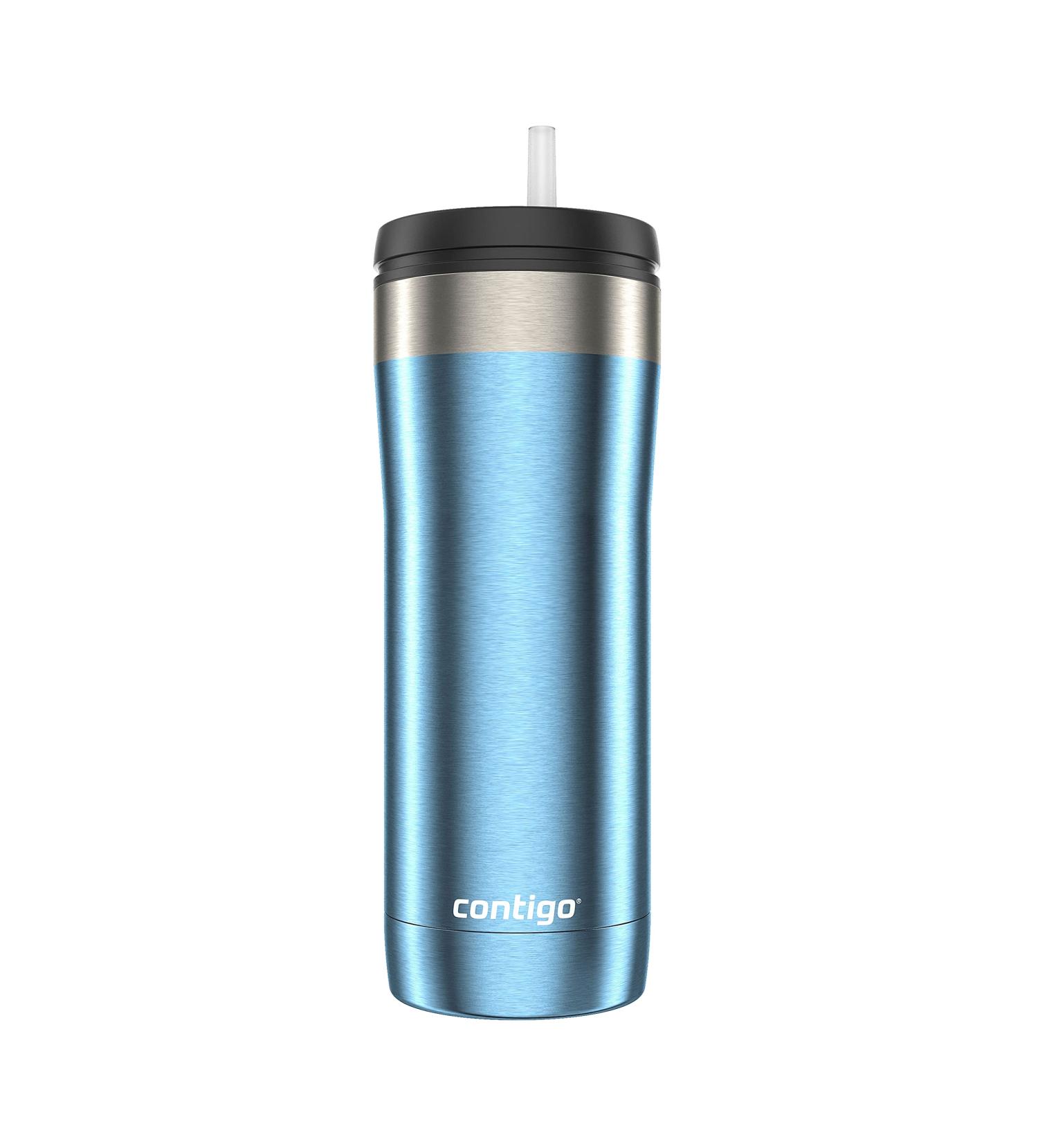 Contigo Uptown Dual-Sip Stainless Steel Tumbler Dark Ice 24oz | Shop Now - Buy Online on GoSupps.com