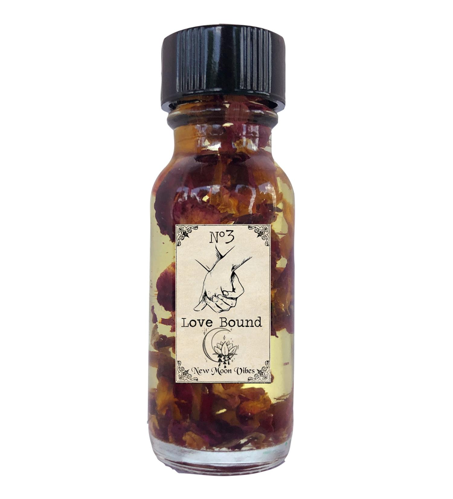 Love Bound Conjure Intention Oil .5 Oz Bottle Pagan Wiccan Herbs & Essential Oil Infused Spiritual Manifest Commitment Binding Love Fidelity Between Lovers Spells Rituals Conjure - Buy Online on GoSupps.com