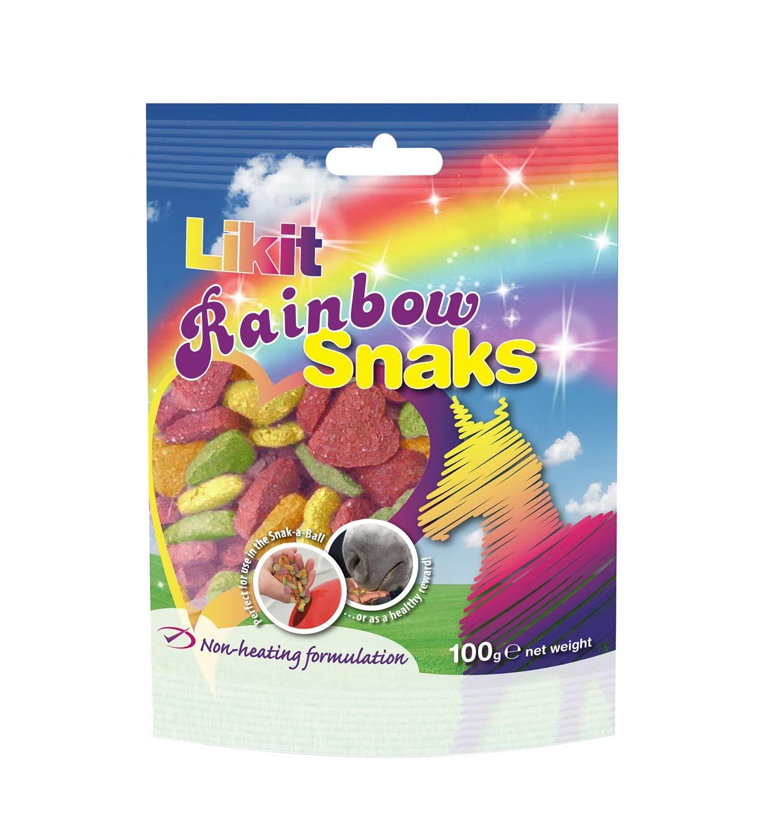 Likit Snaks Rainbow Horse Treats 100 g (Pack of 1) Rainbow