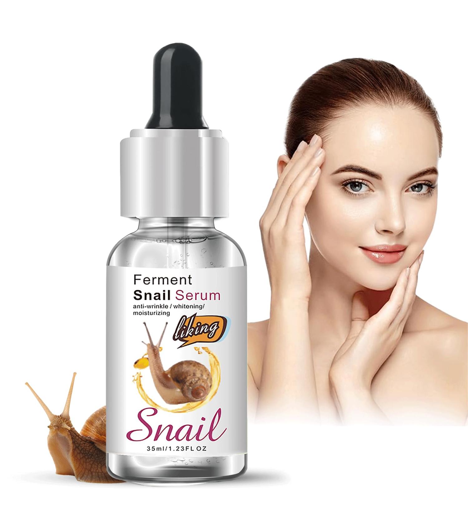 Snail Collagen Serum Snail Mucin Repair Serums Hyaluronic Acid Snail Secretion Filtrate Face Serum Natural Pure Snail Anti Aging Serum For Face Skincare Serum Cruelty Free35ml - Buy Online on GoSupps.com