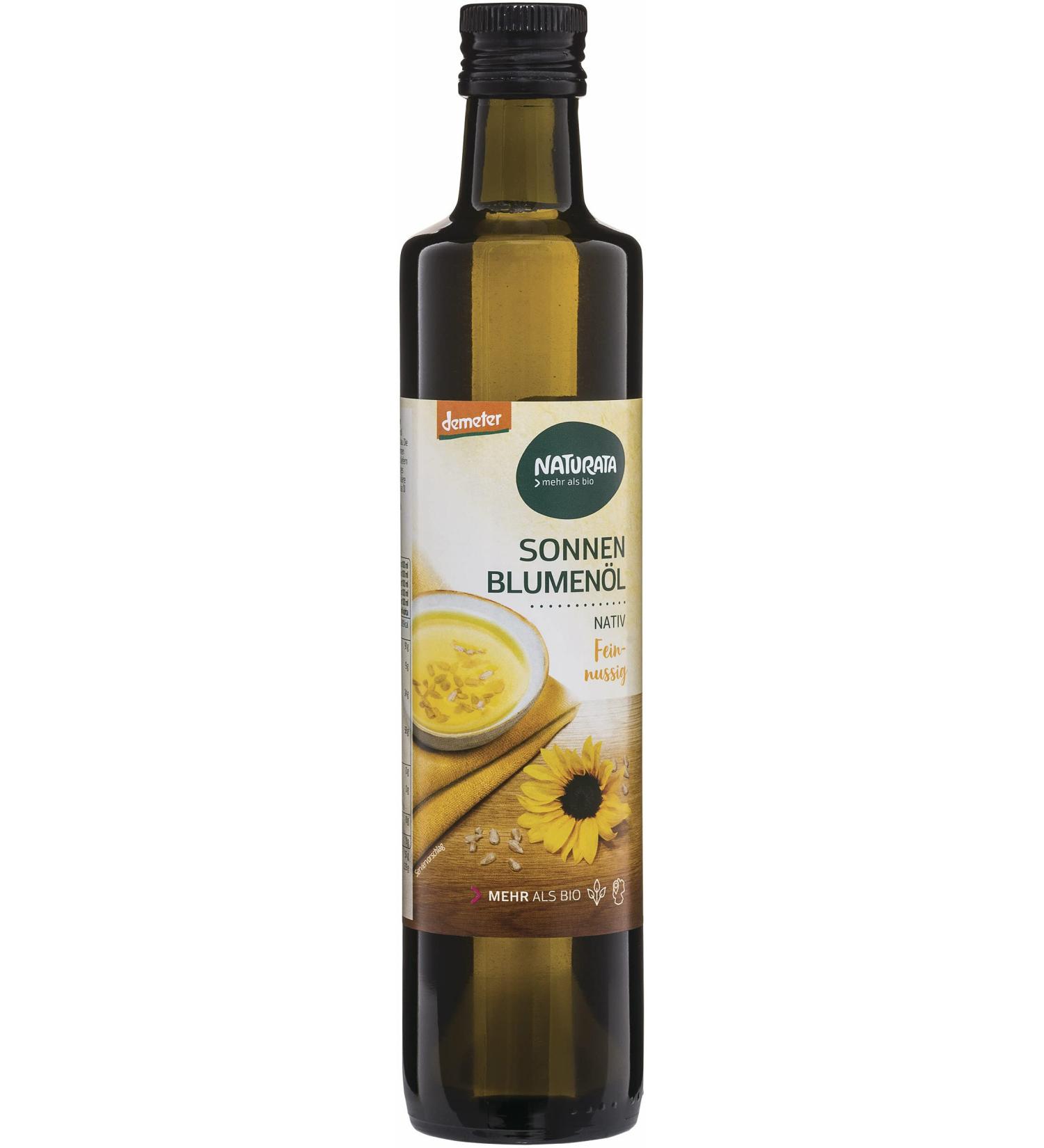 Naturata Organic Virgin Sunflower Oil (6 x 500 ml) 500 ml (pack of 6)