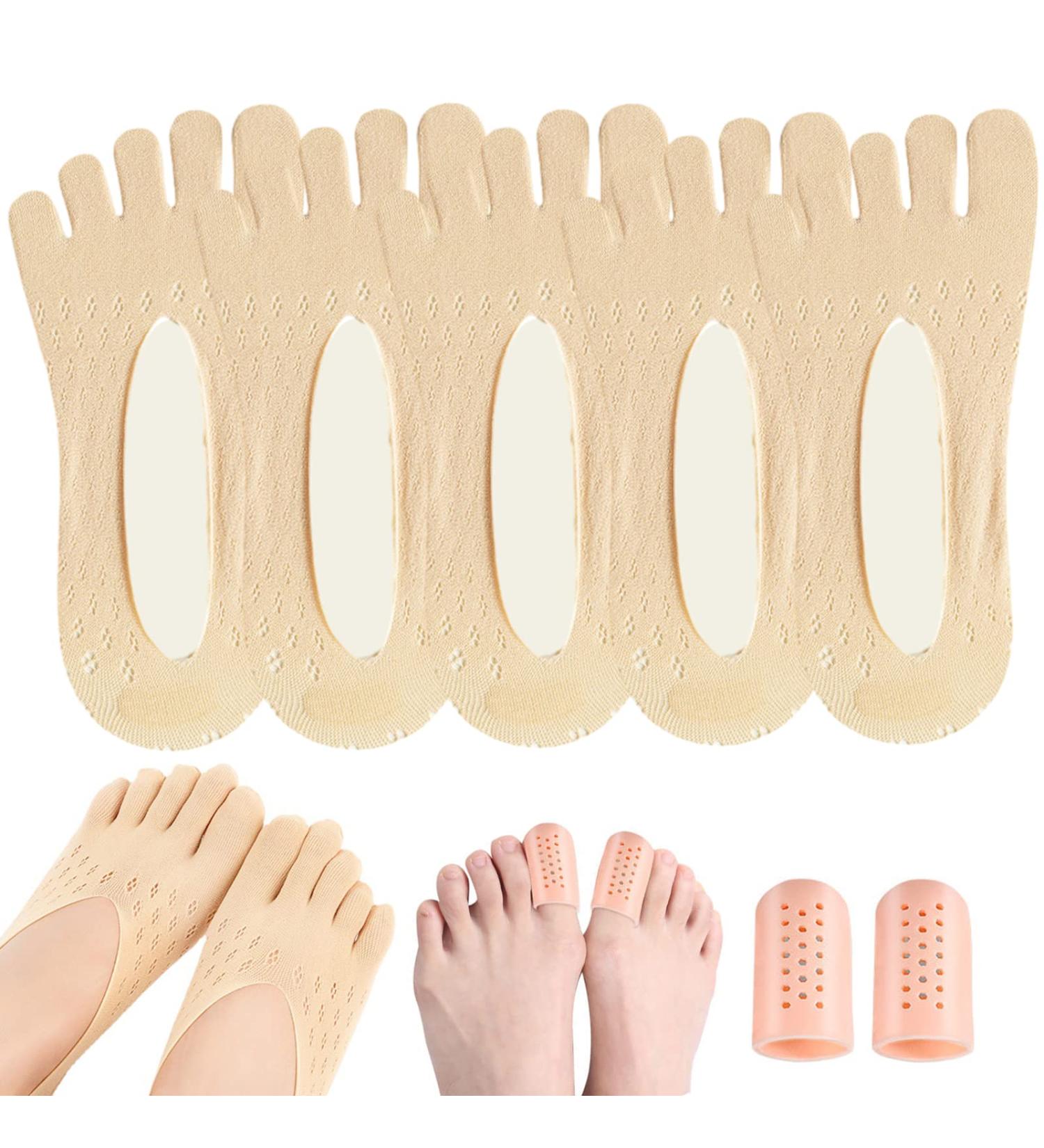 Orthoes Bunion Relief Compression Socks for Women - 5 Pairs Skin Colour - Buy Online on GoSupps.com